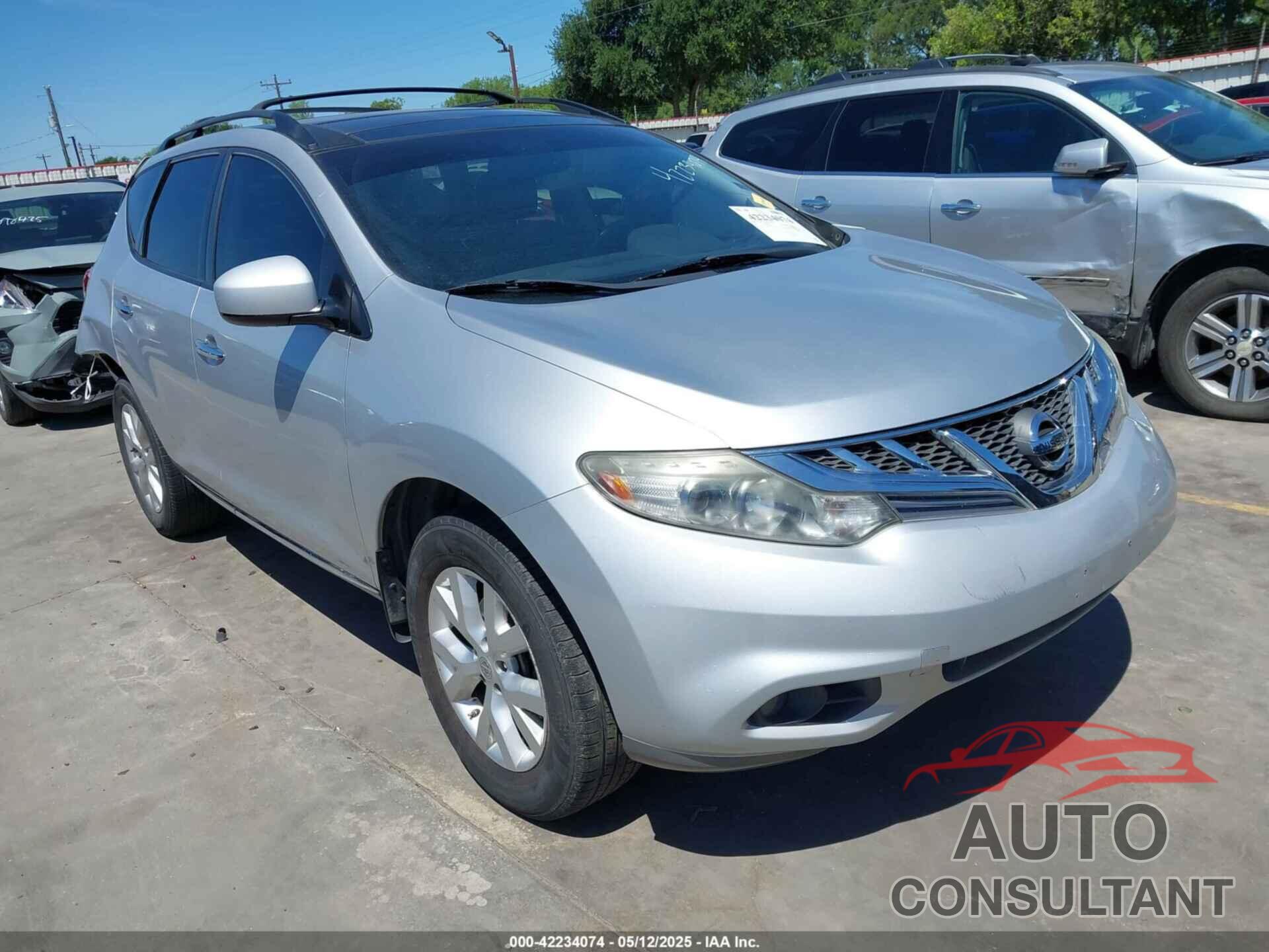 NISSAN MURANO 2014 - JN8AZ1MU5EW412209