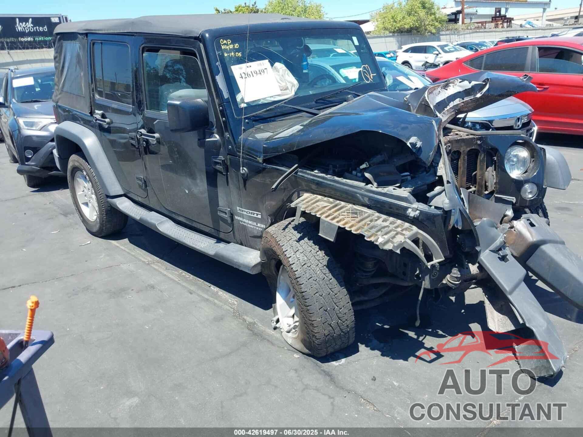 JEEP WRANGLER UNLIMITED 2017 - 1C4HJWDG1HL551090