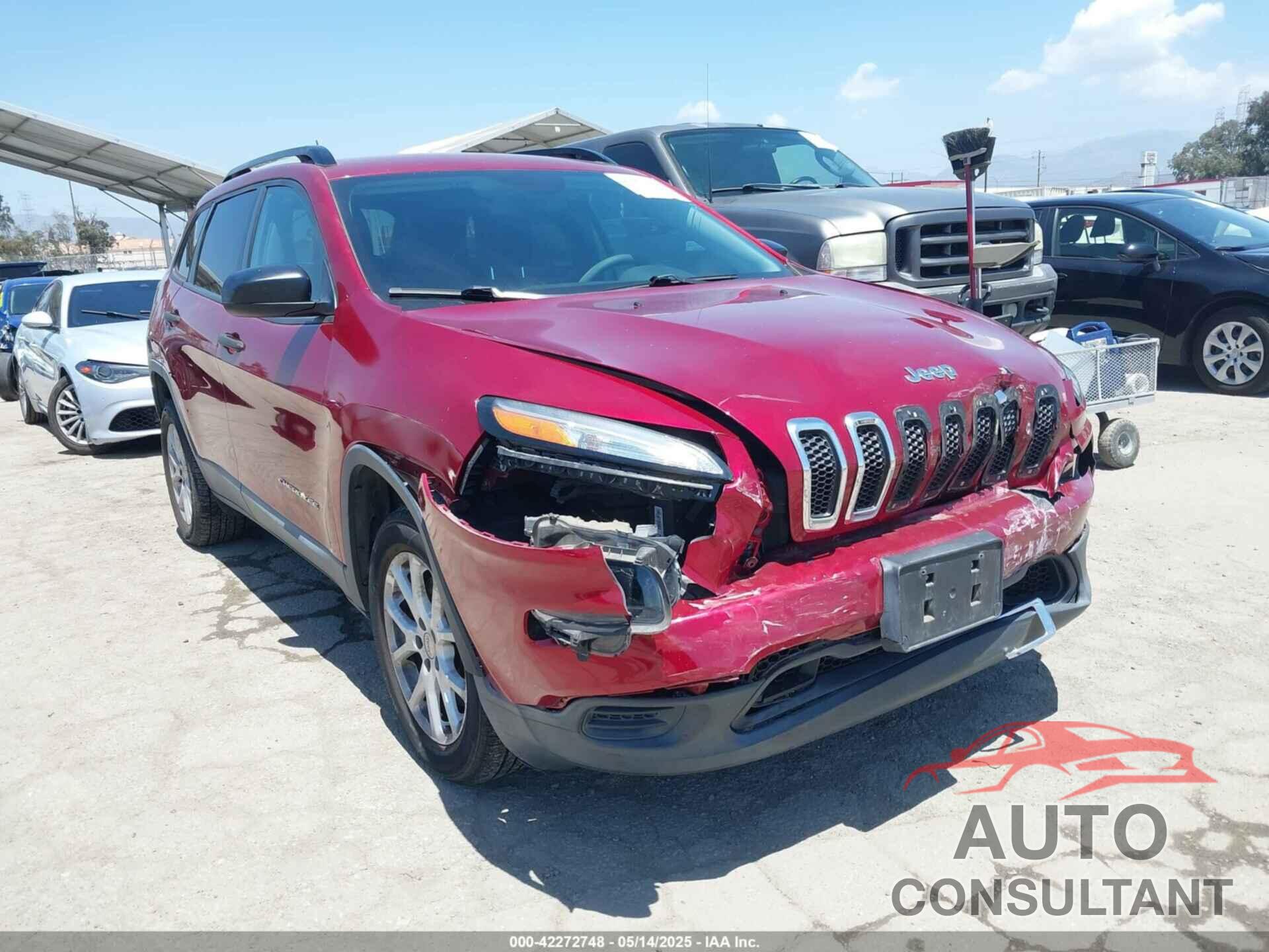 JEEP CHEROKEE 2016 - 1C4PJLAB0GW264937