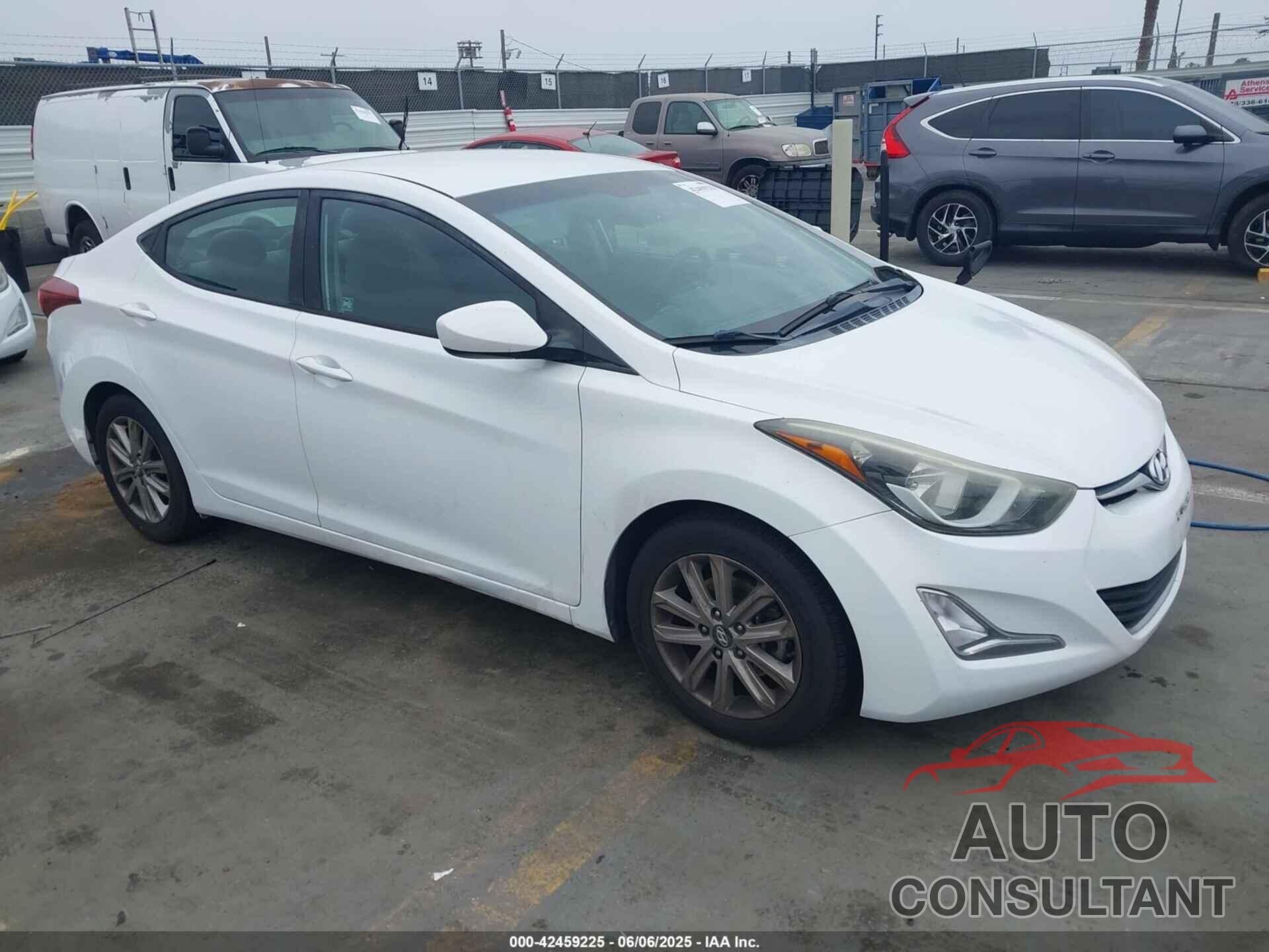HYUNDAI ELANTRA 2016 - 5NPDH4AEXGH749297
