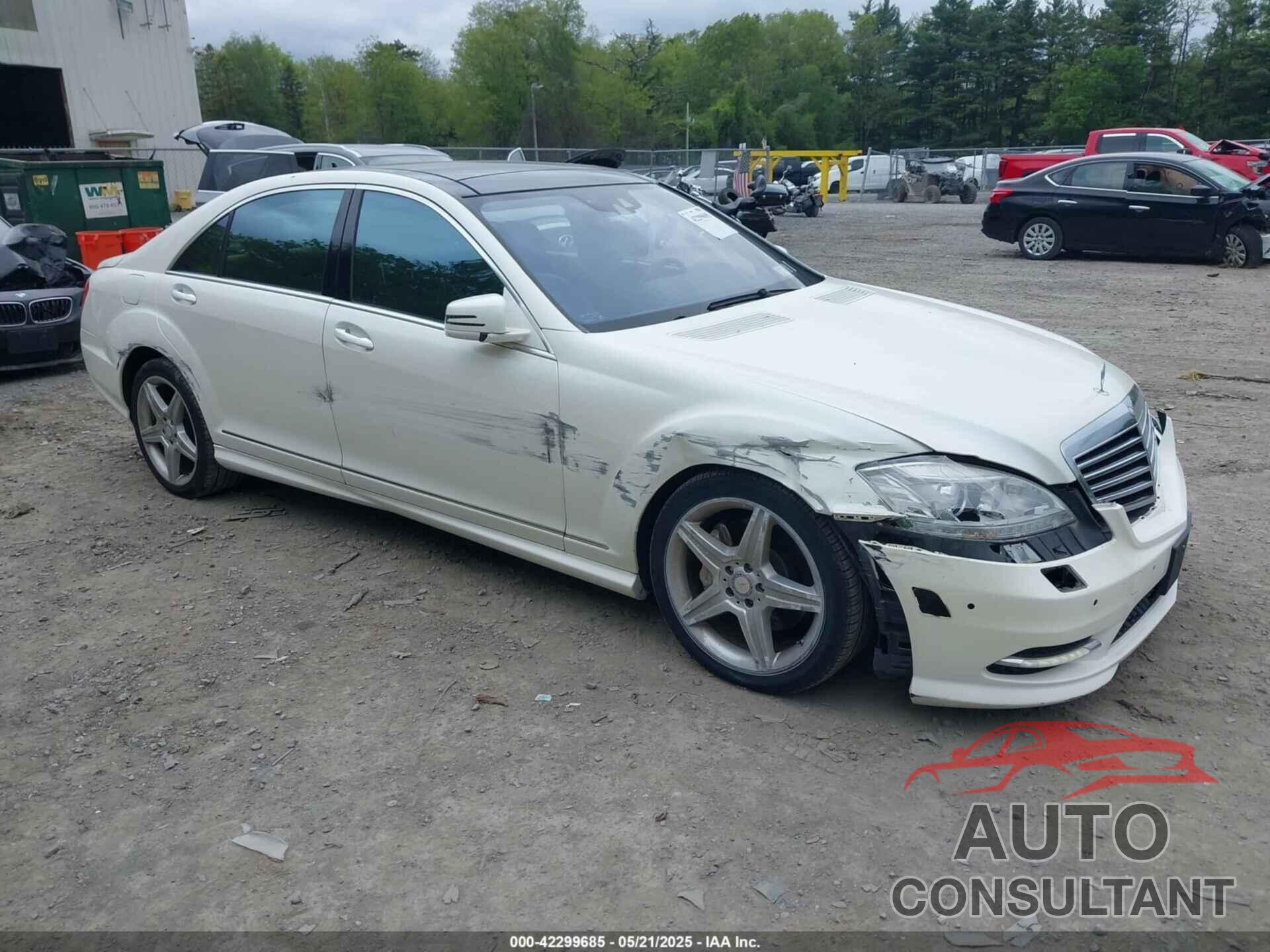 MERCEDES-BENZ S 550 2010 - WDDNG8GB5AA311187