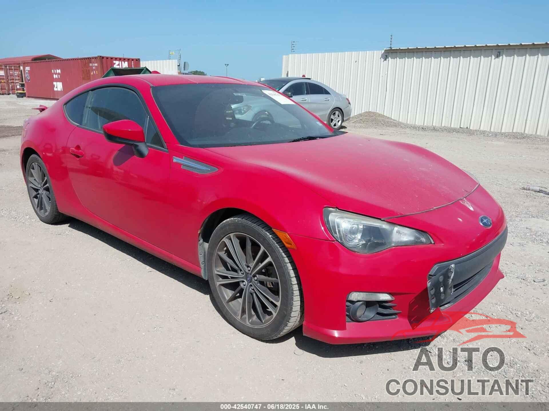 SUBARU BRZ 2016 - JF1ZCAC12G9602919