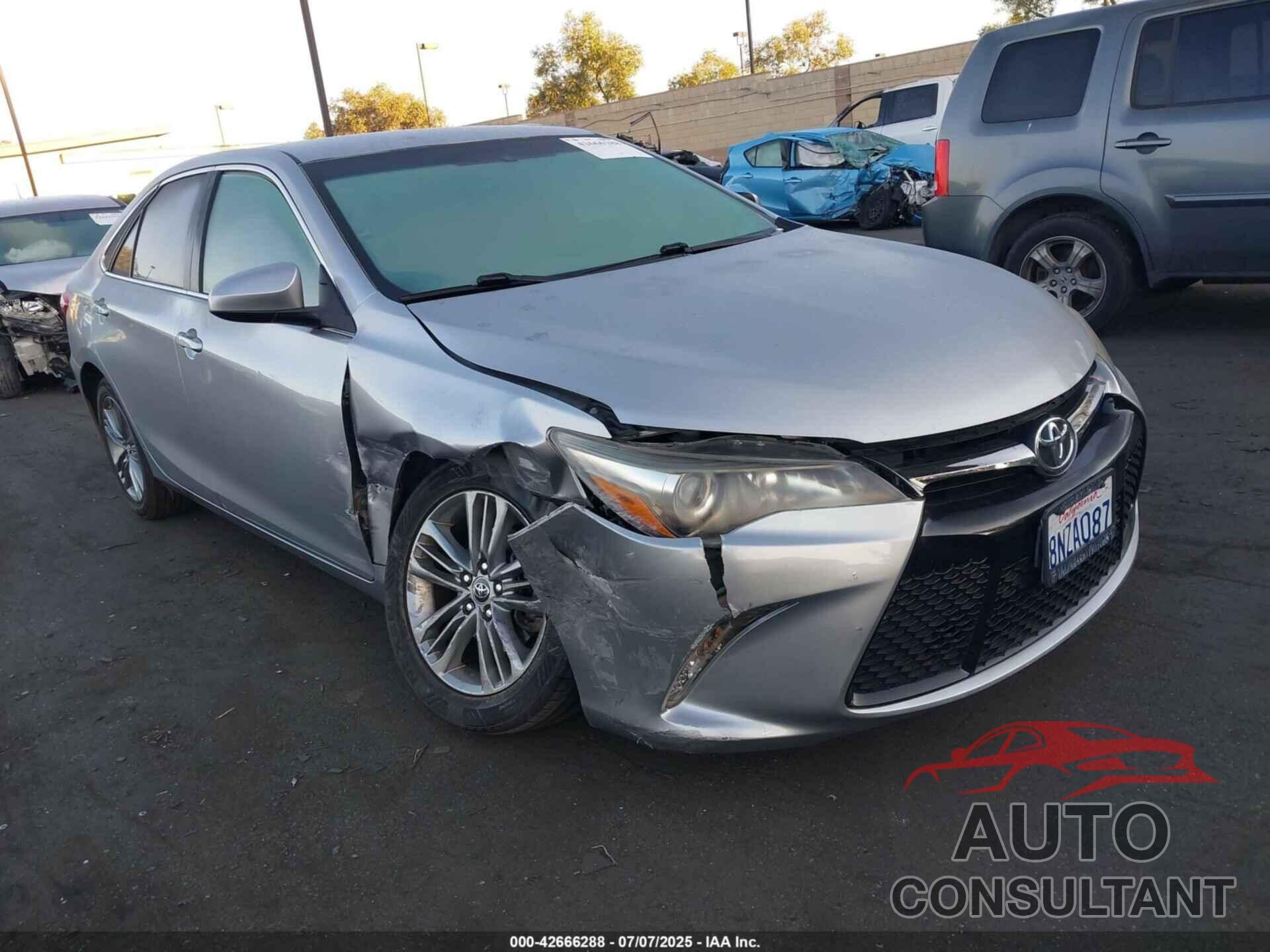 TOYOTA CAMRY 2017 - 4T1BF1FK8HU388696