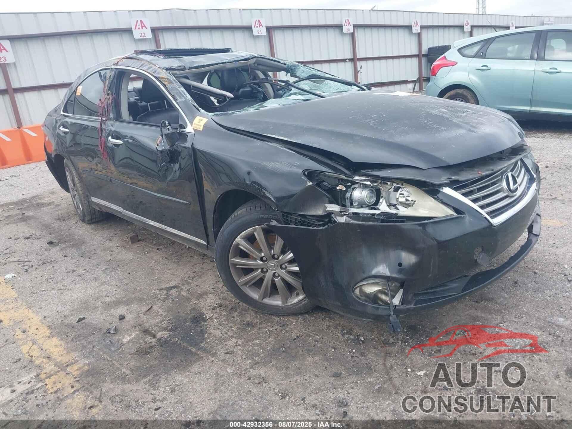 LEXUS ES 350 2011 - JTHBK1EG8B2465937
