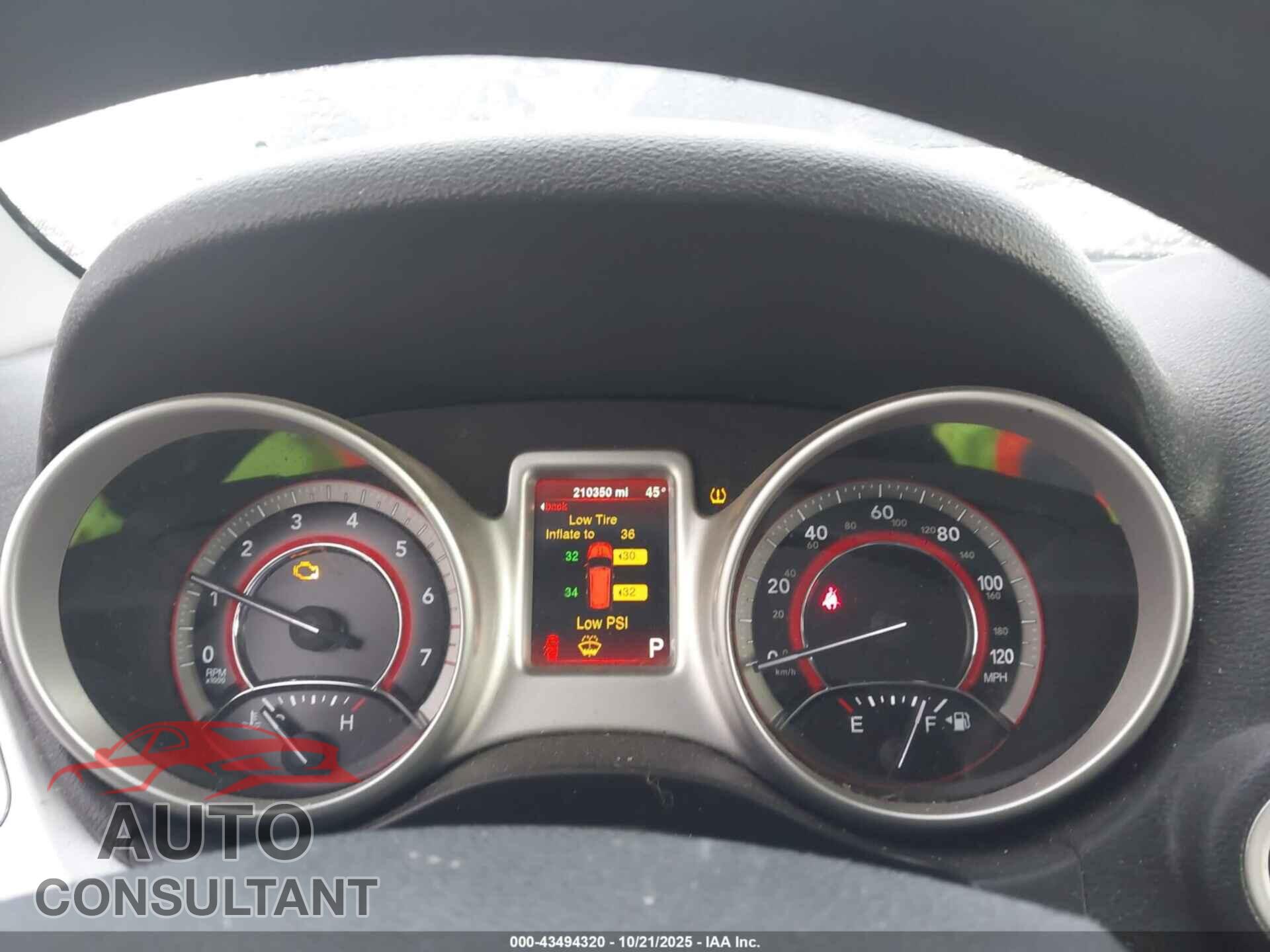 DODGE JOURNEY 2014 - 3C4PDCBG6ET244048