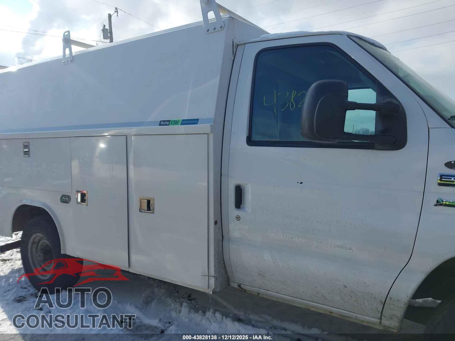 FORD E-350 CUTAWAY 2012 - 1FDSE3FL7CDA16783