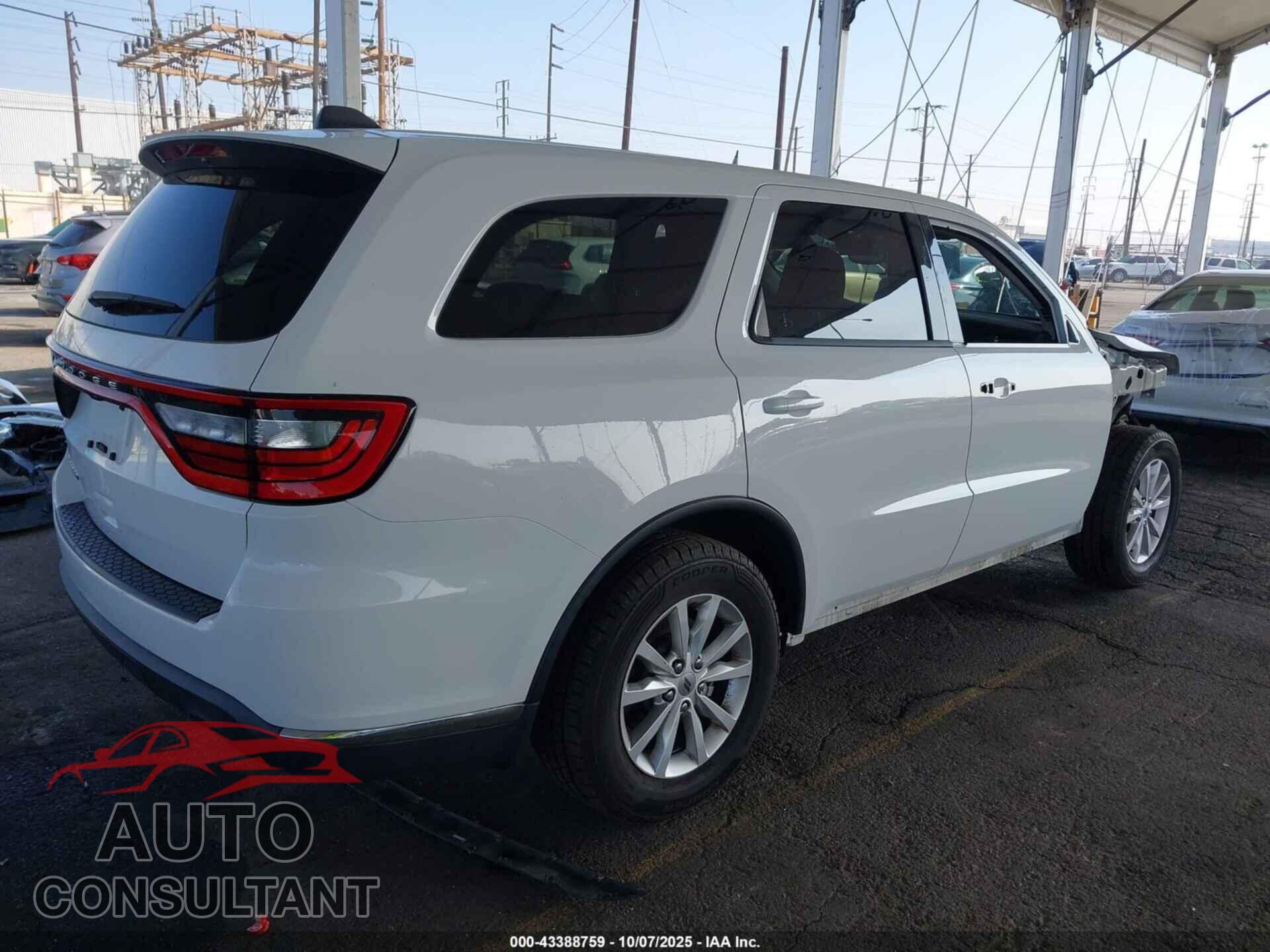 DODGE DURANGO 2021 - 1C4RDHAG9MC631582