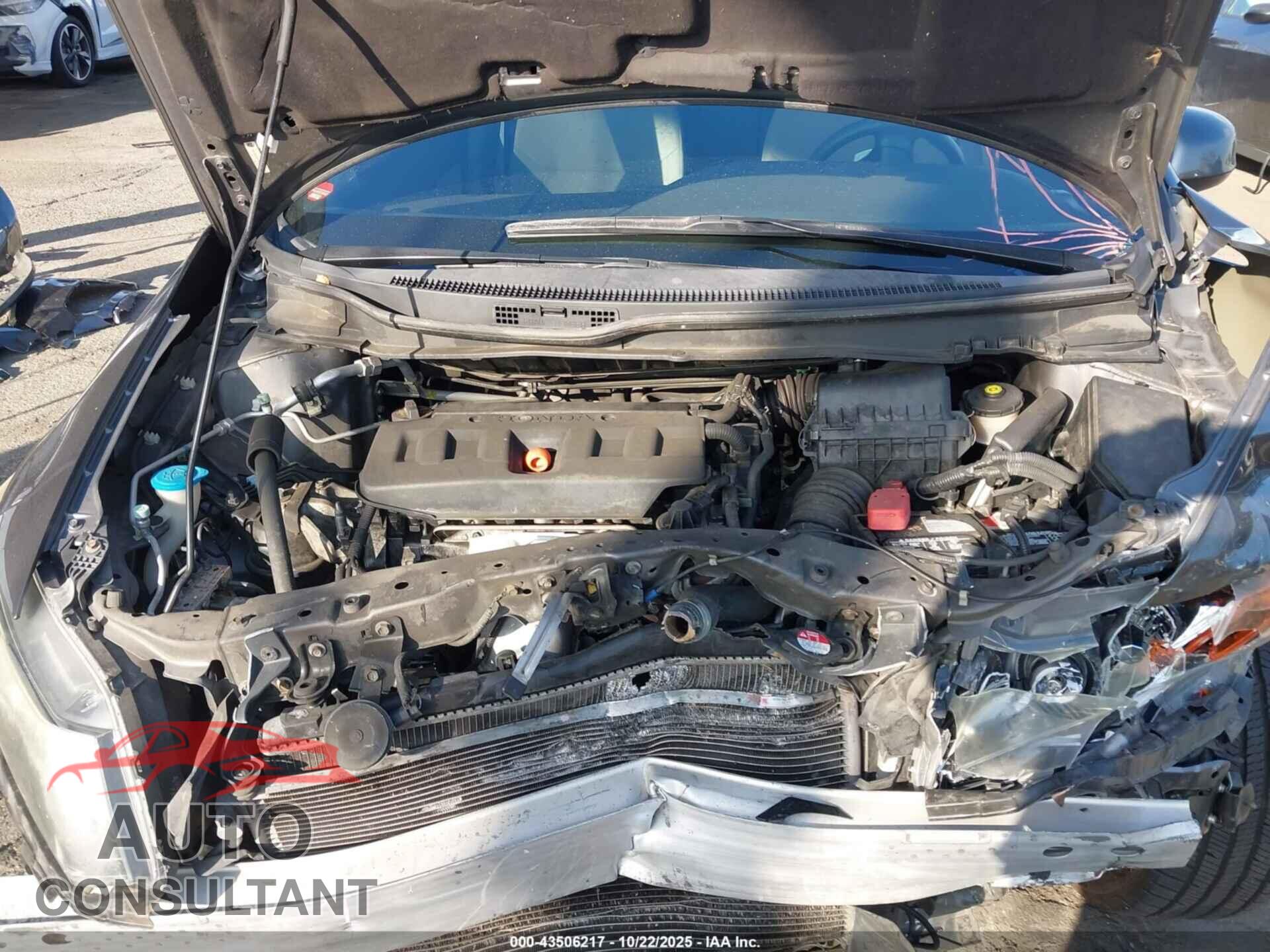 HONDA CIVIC 2012 - 19XFB2F84CE348733