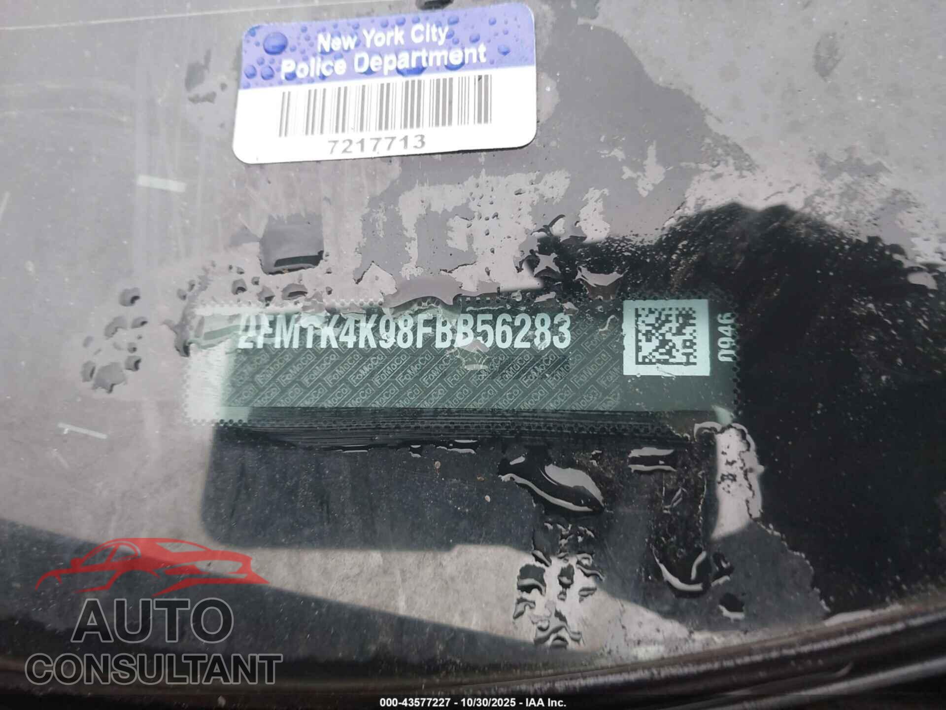 FORD EDGE 2015 - 2FMTK4K98FBB56283