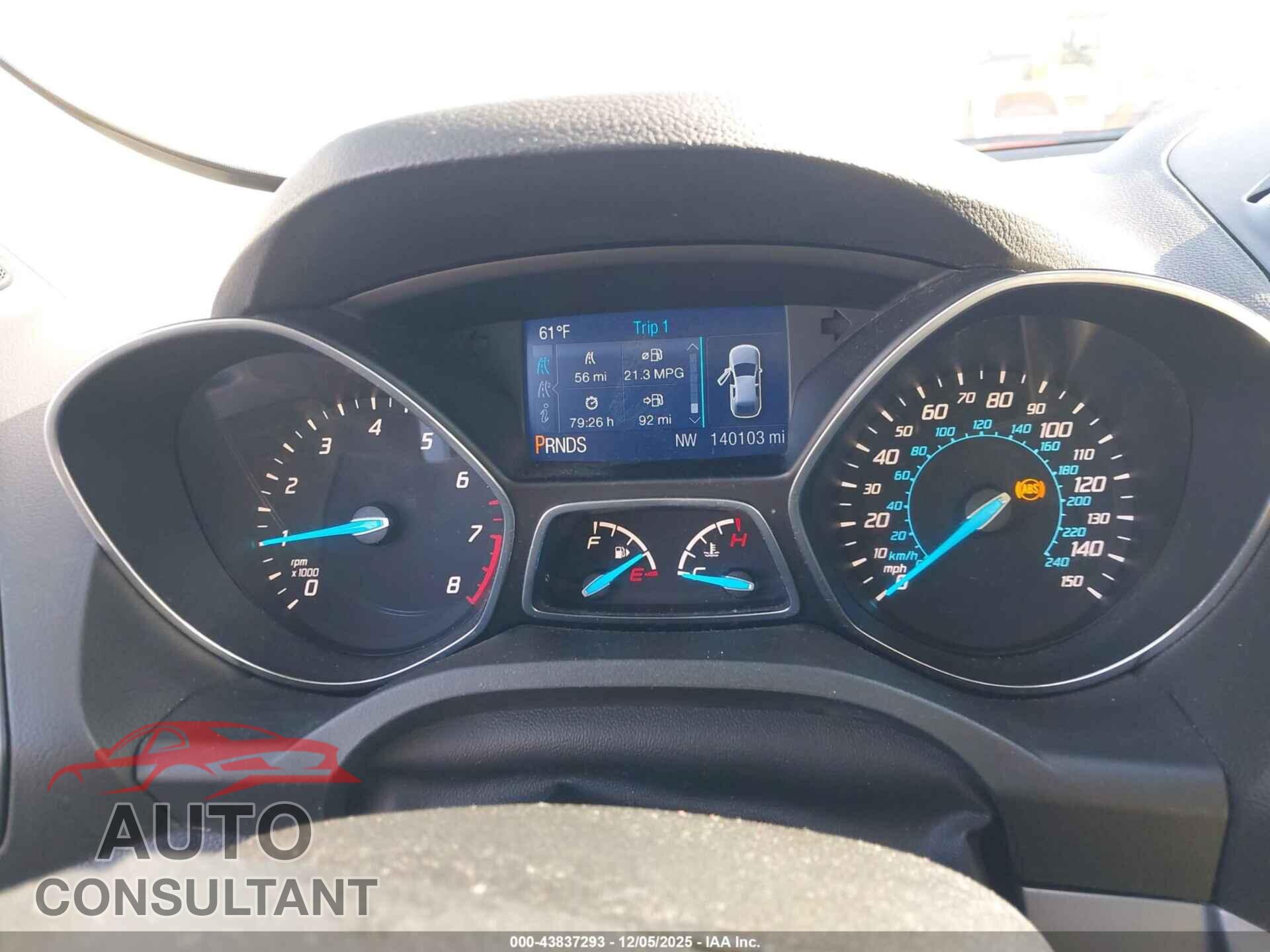 FORD ESCAPE 2013 - 1FMCU9GX9DUC87292