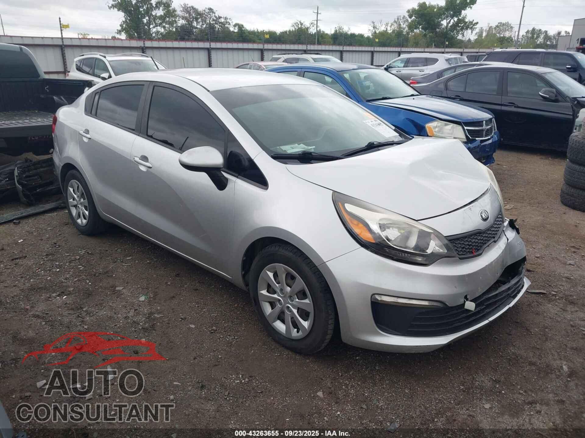 KIA RIO 2017 - KNADM4A36H6049733
