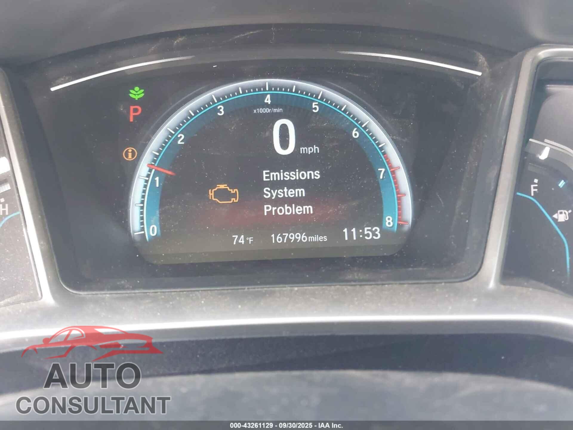 HONDA CIVIC 2016 - 19XFC2F75GE089924