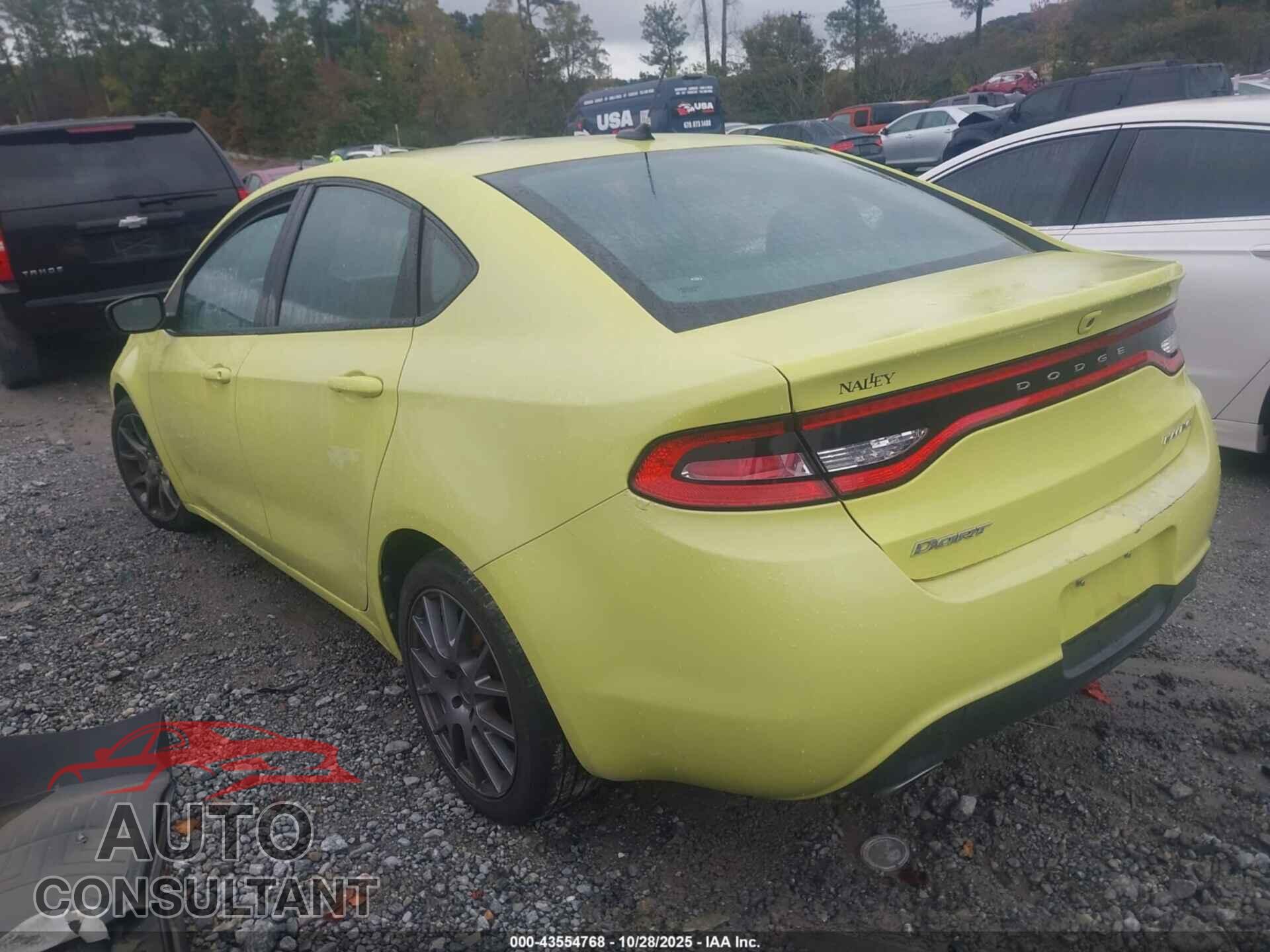 DODGE DART 2013 - 1C3CDFBA8DD149222