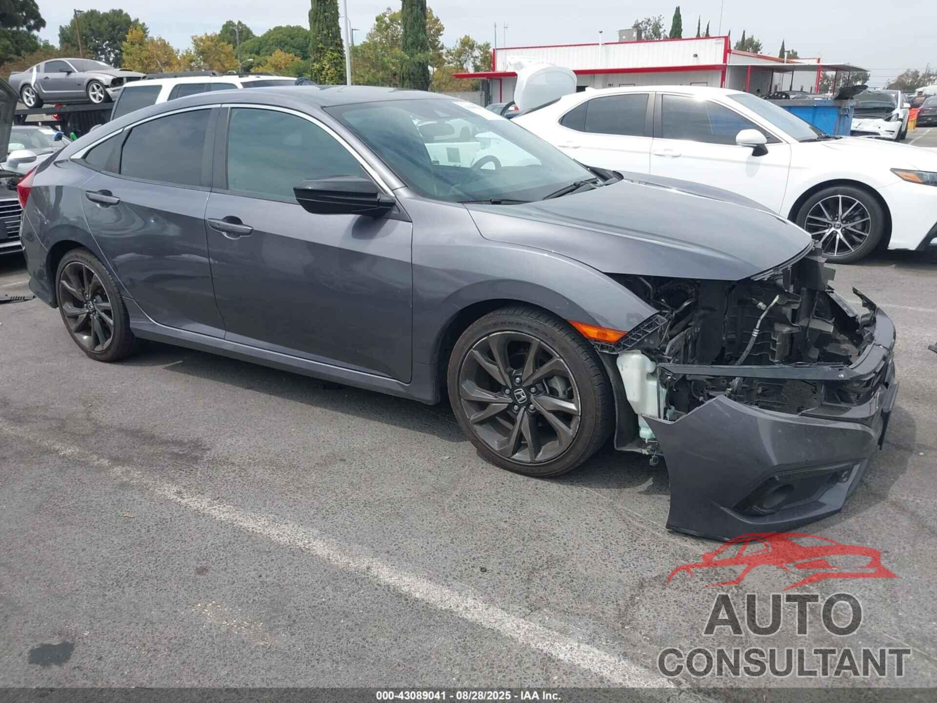 HONDA CIVIC 2019 - 2HGFC2F83KH534569