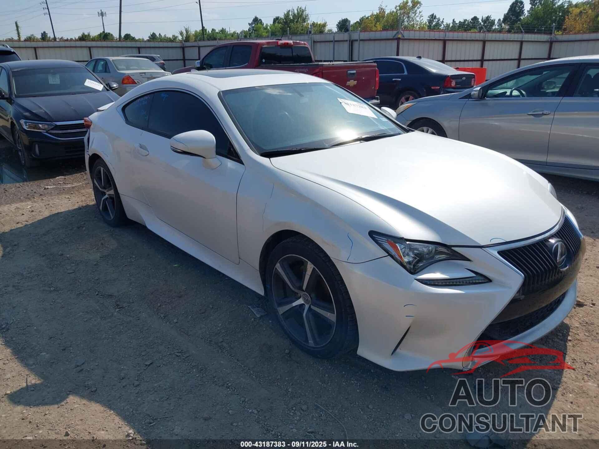 LEXUS RC 200T 2017 - JTHHA5BC9H5007336