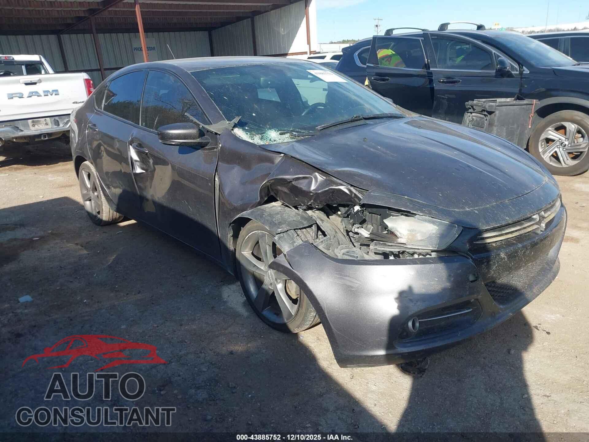 DODGE DART 2015 - 1C3CDFEB3FD307229