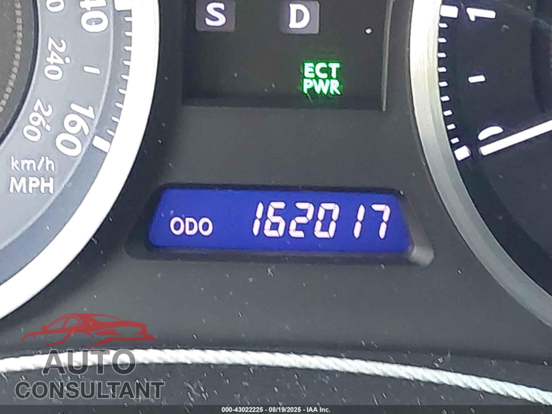 LEXUS IS 250 2013 - JTHBF5C20D5189094