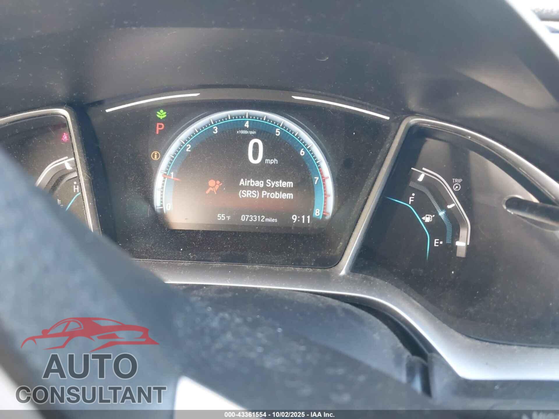 HONDA CIVIC 2017 - 19XFC2F78HE206963