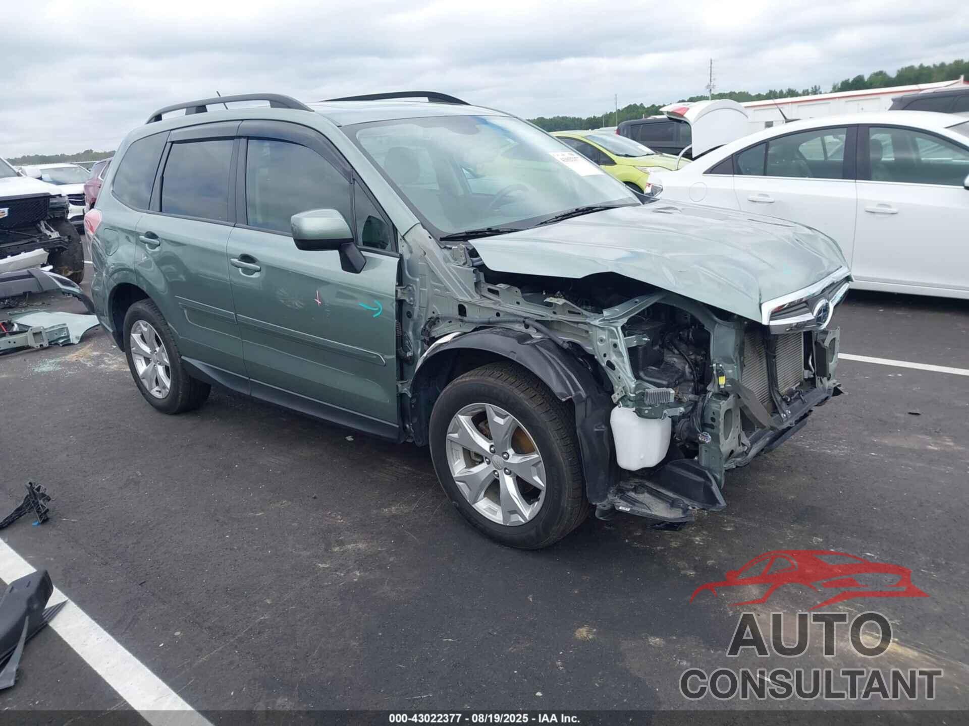 SUBARU FORESTER 2015 - JF2SJAFC1FH586460