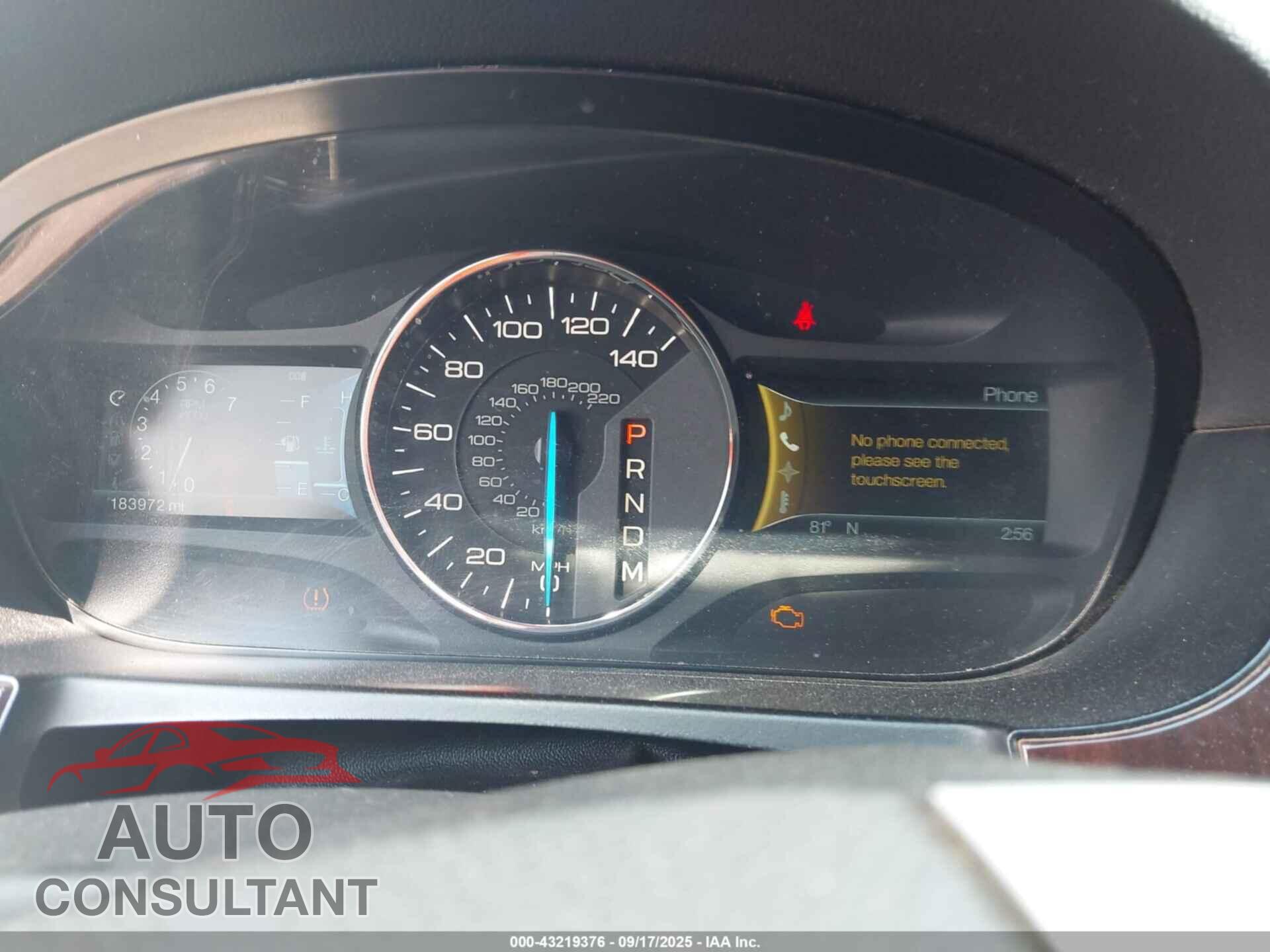 FORD EDGE 2011 - 2FMDK3KC0BBA97637