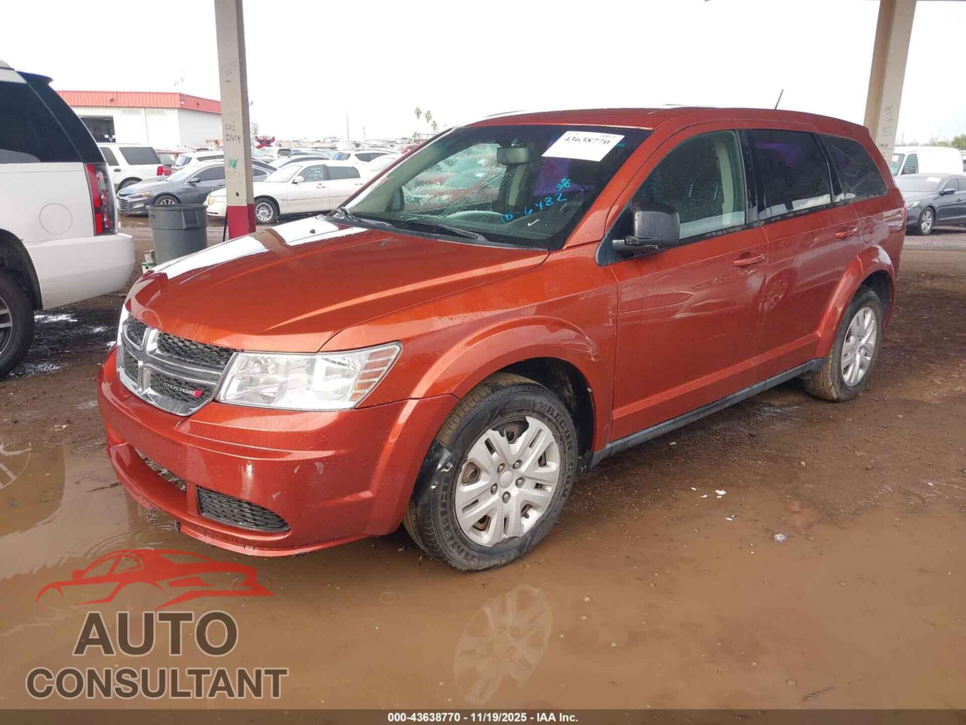 DODGE JOURNEY 2014 - 3C4PDCAB7ET166482