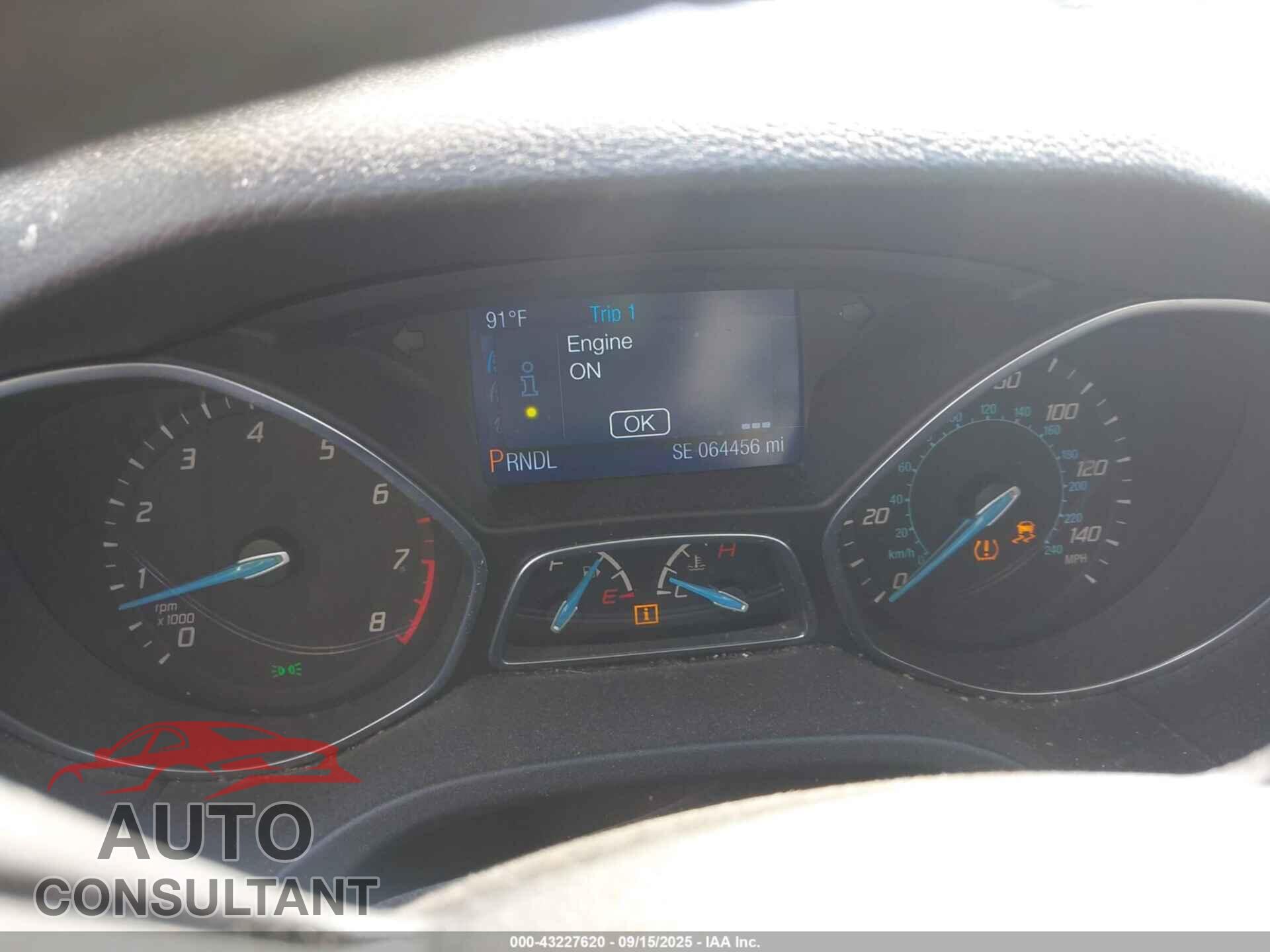 FORD FOCUS 2014 - 1FADP3F2XEL406726