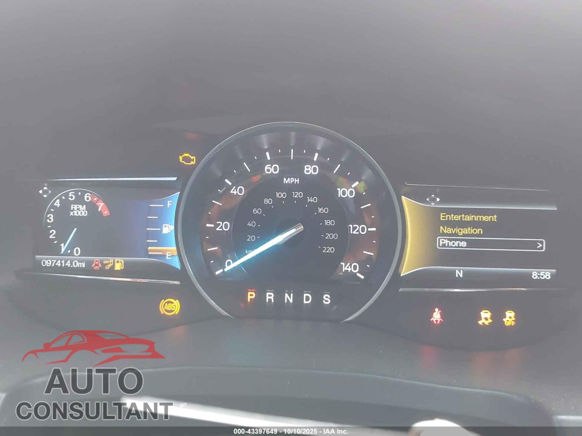 FORD EXPLORER 2017 - 1FM5K7F85HGA43334