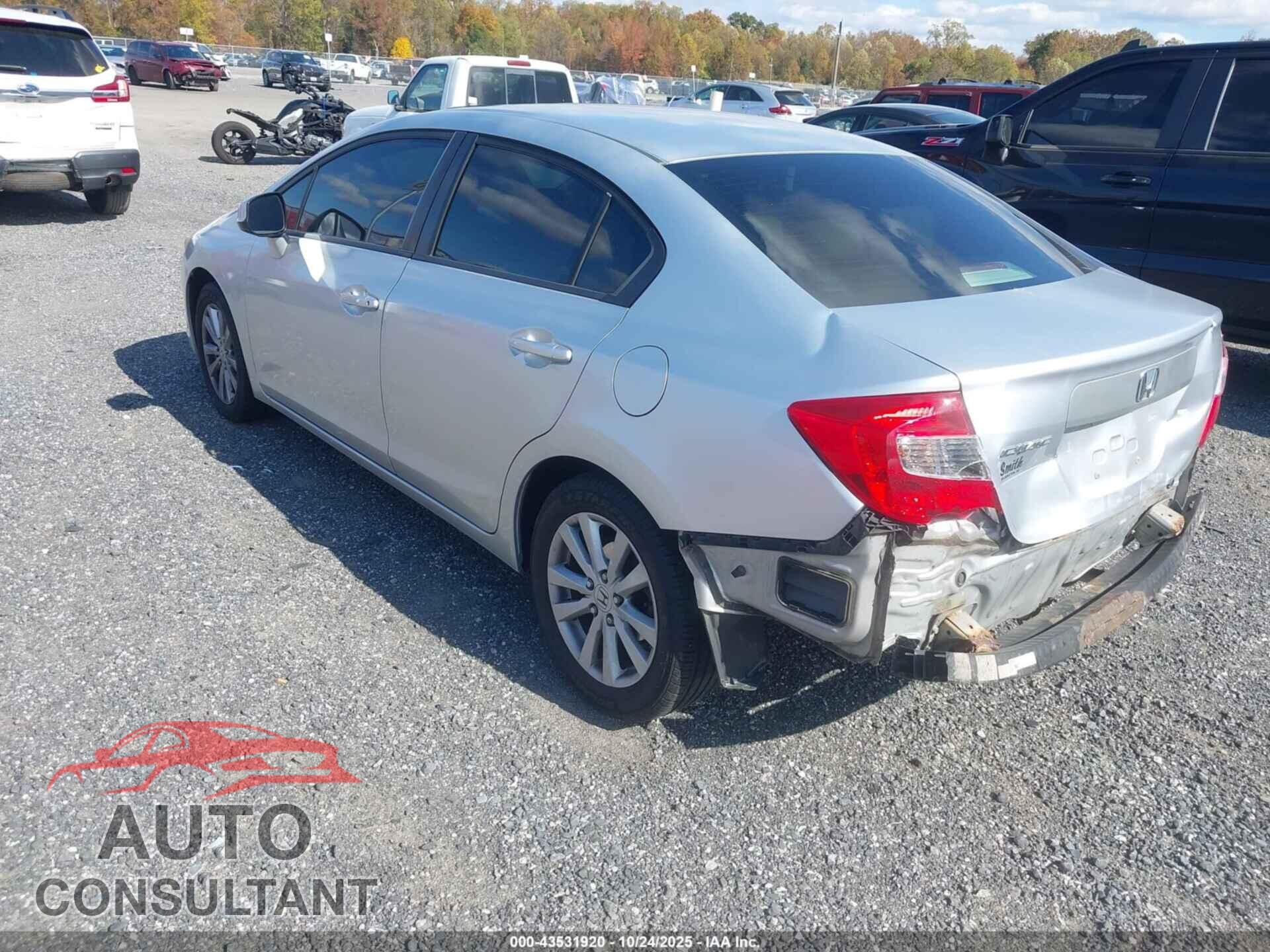 HONDA CIVIC 2012 - 2HGFB2F89CH602152