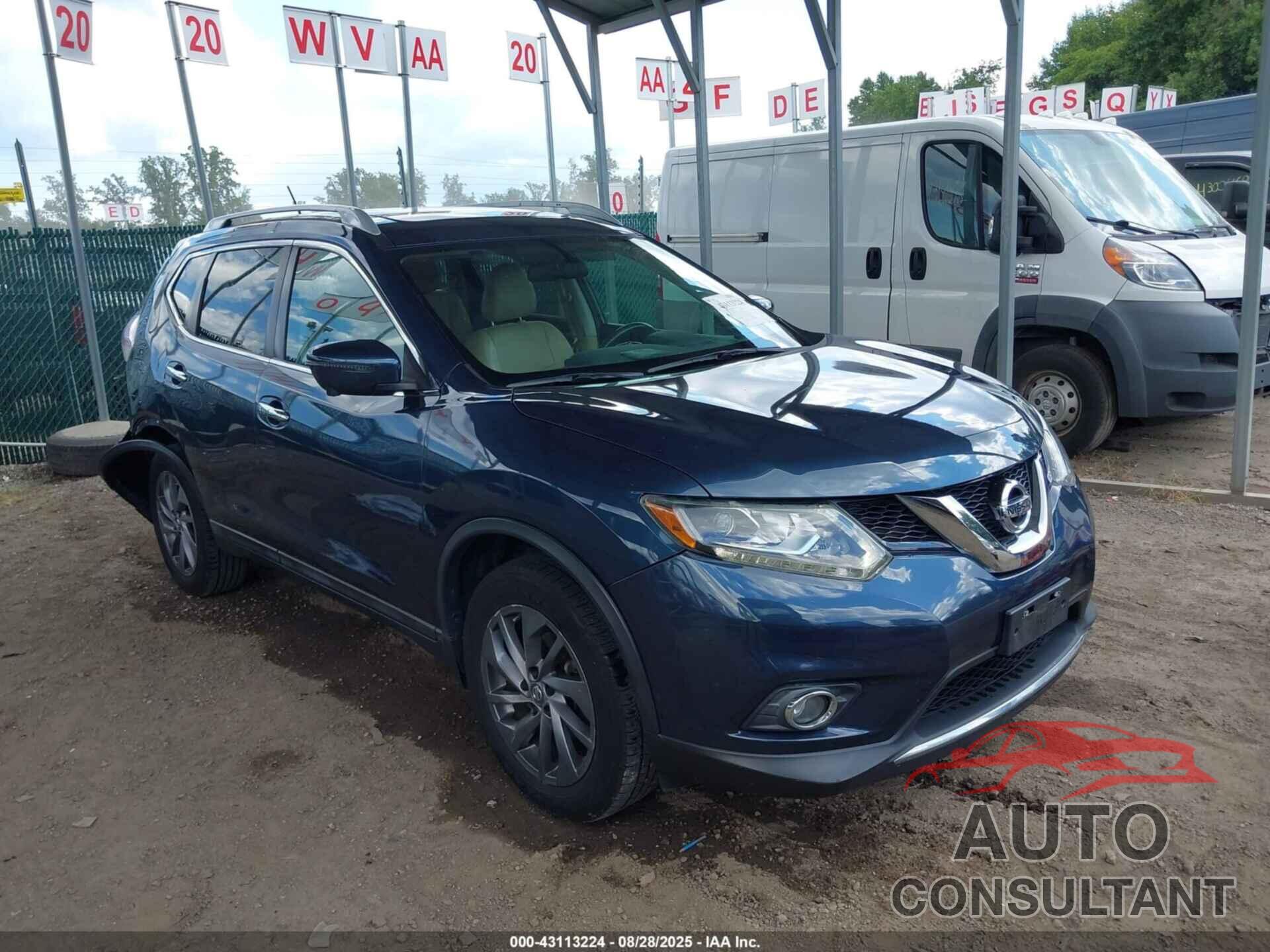 NISSAN ROGUE 2016 - 5N1AT2MV4GC744637
