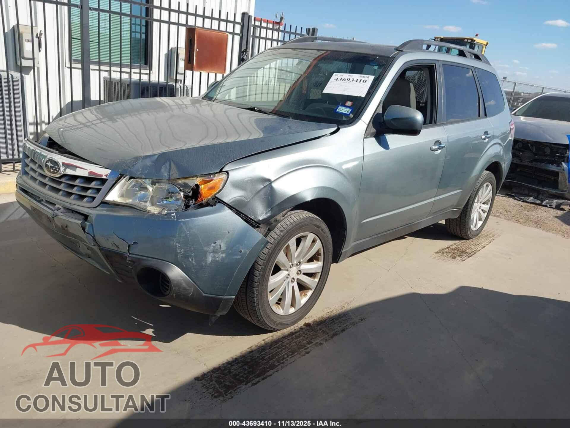 SUBARU FORESTER 2012 - JF2SHADC3CH456772