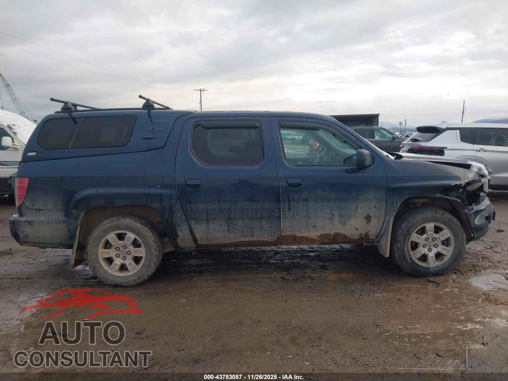 HONDA RIDGELINE 2011 - 5FPYK1F47BB009609