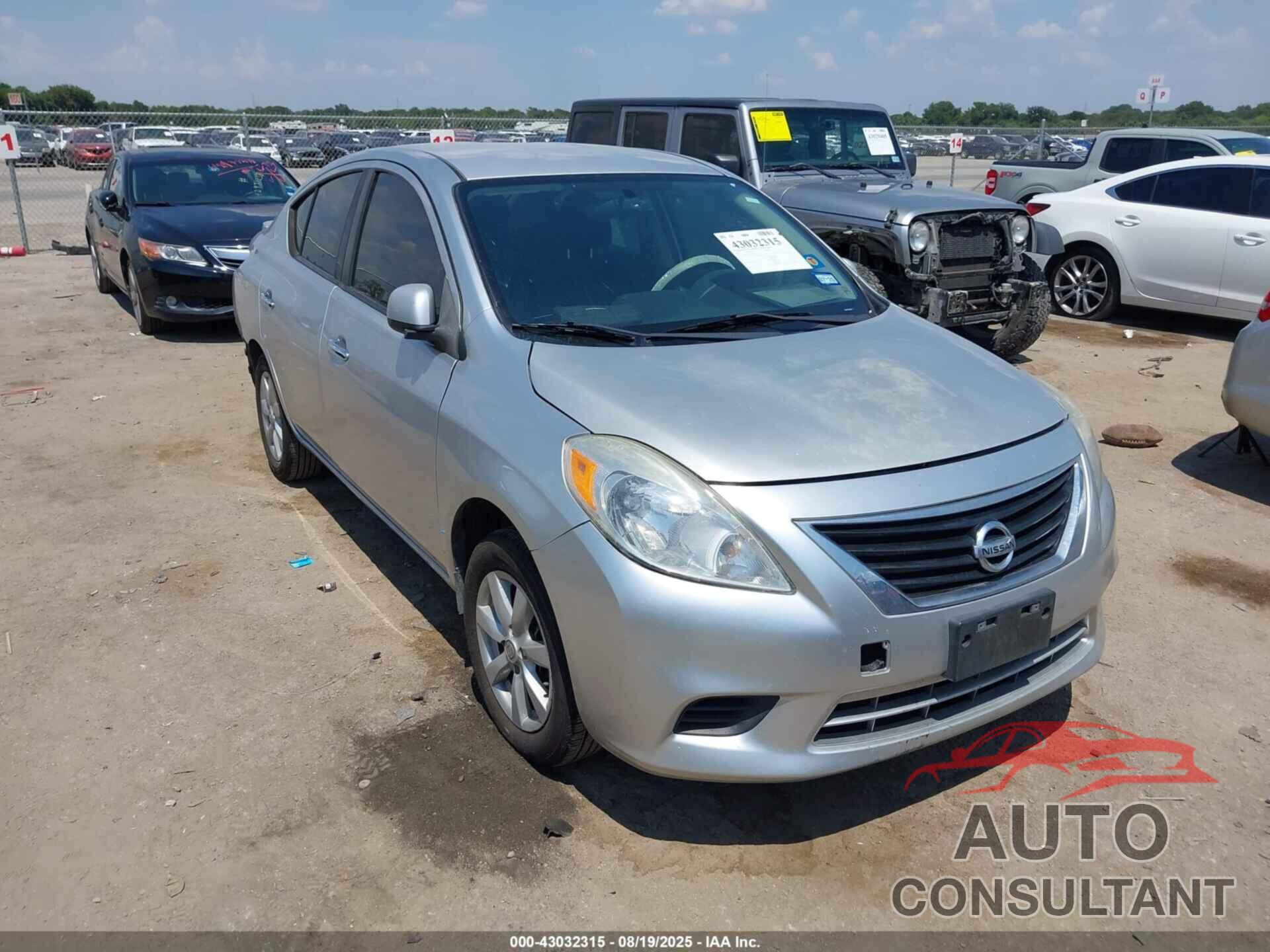 NISSAN VERSA 2014 - 3N1CN7AP7EL805249