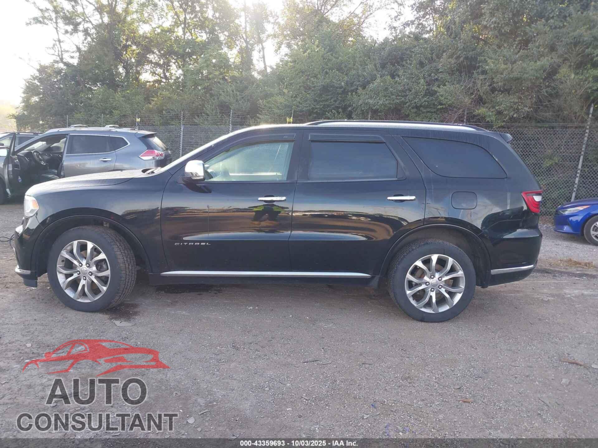 DODGE DURANGO 2017 - 1C4RDJEG1HC677429