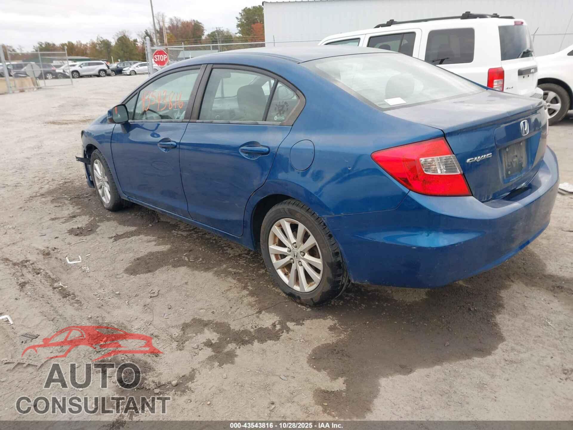 HONDA CIVIC 2012 - 2HGFB2F82CH536964