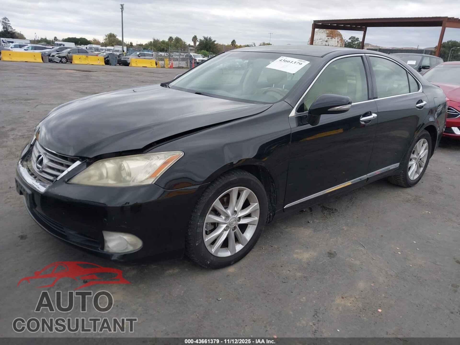 LEXUS ES 350 2012 - JTHBK1EG1C2497808