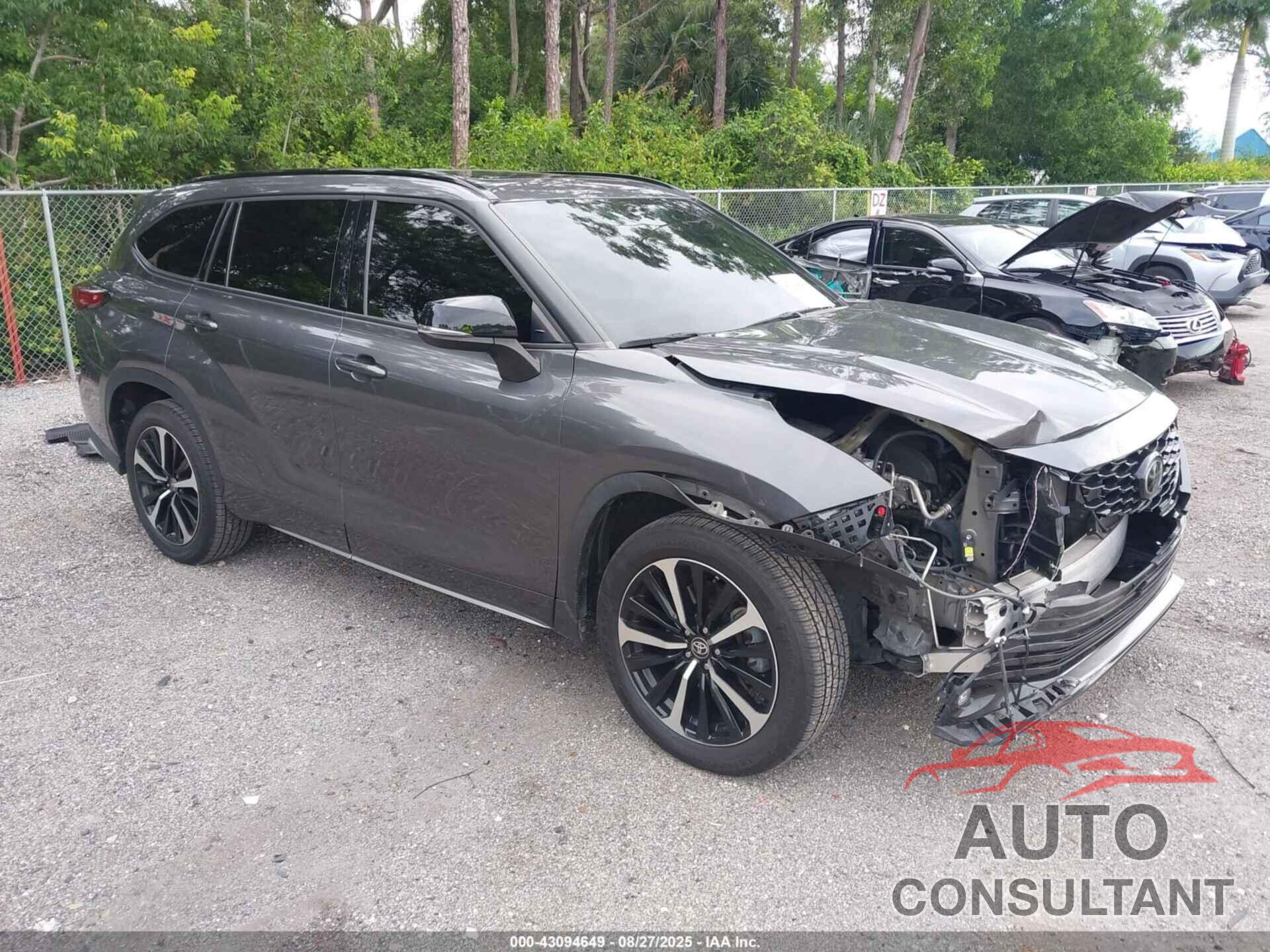 TOYOTA HIGHLANDER 2022 - 5TDLZRAH0NS130795