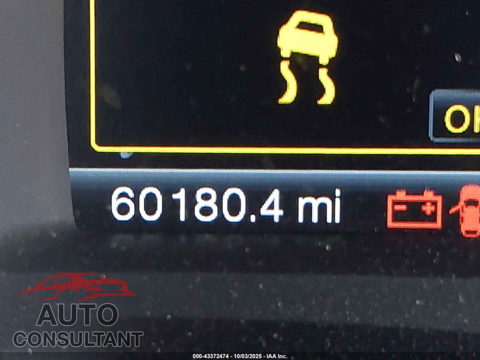 FORD EDGE 2012 - 2FMDK3K97CBA69520