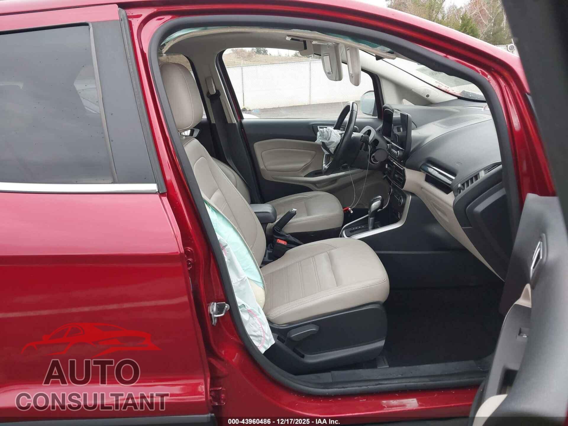 FORD ECOSPORT 2020 - MAJ6S3KL1LC320921
