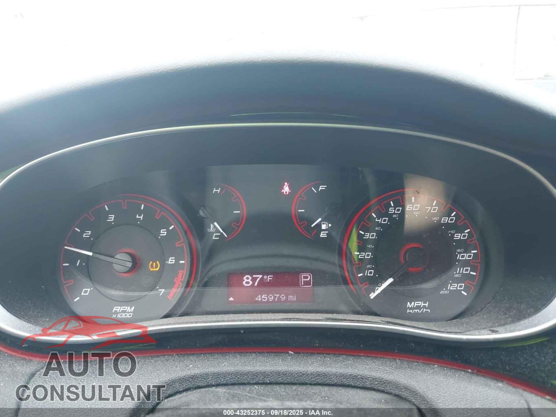 DODGE DART 2016 - 1C3CDFBBXGD606934