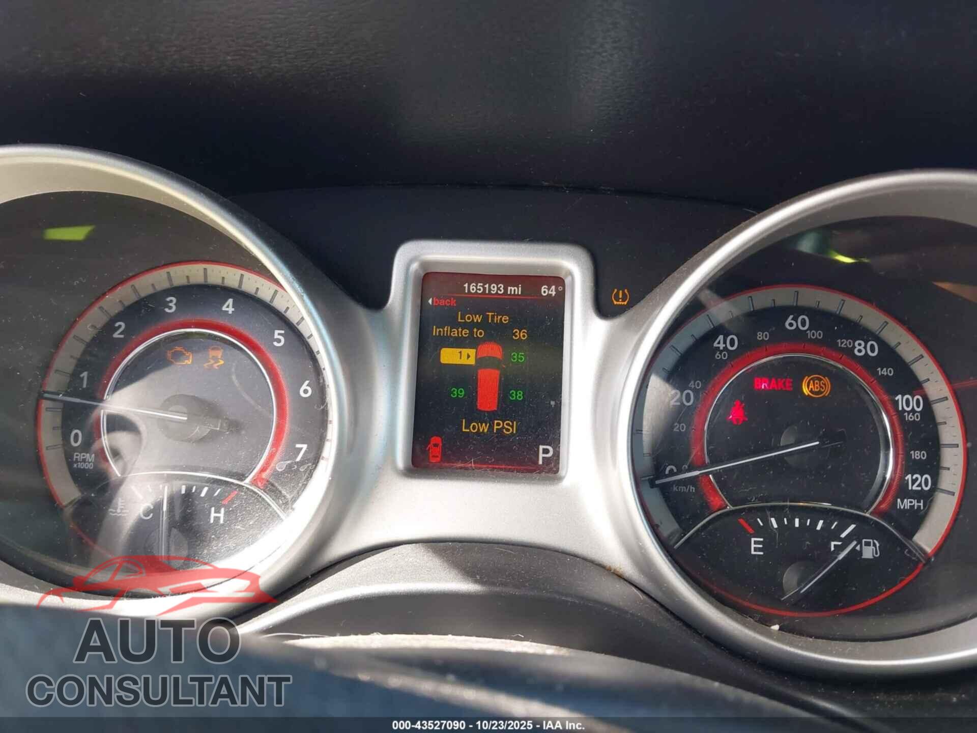 DODGE JOURNEY 2015 - 3C4PDCAB8FT679886
