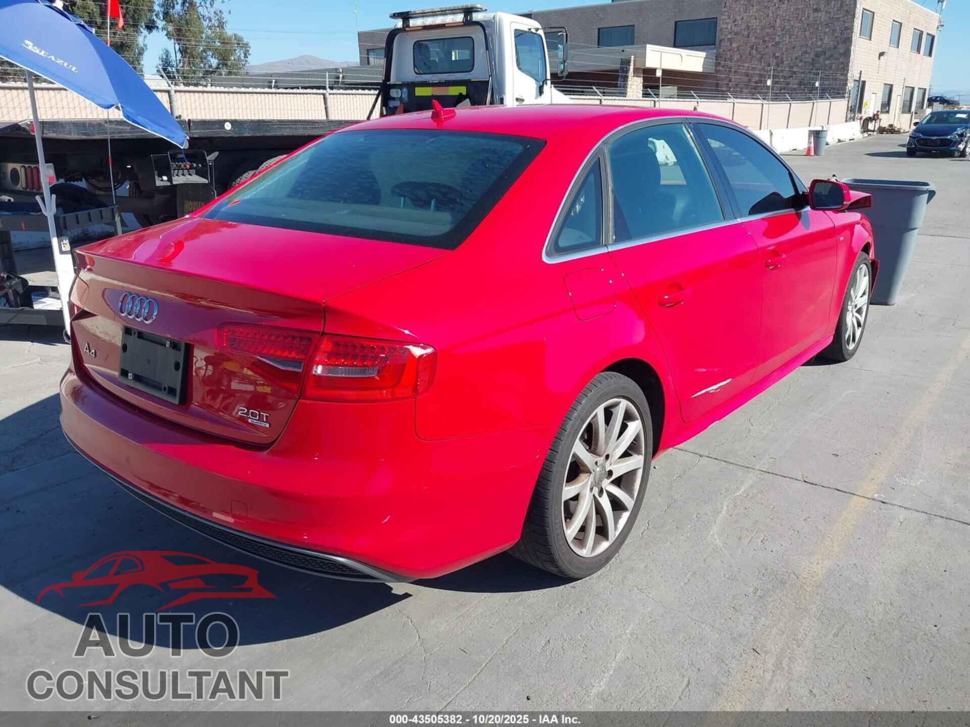 AUDI A4 2014 - WAUBFAFL4EN023447