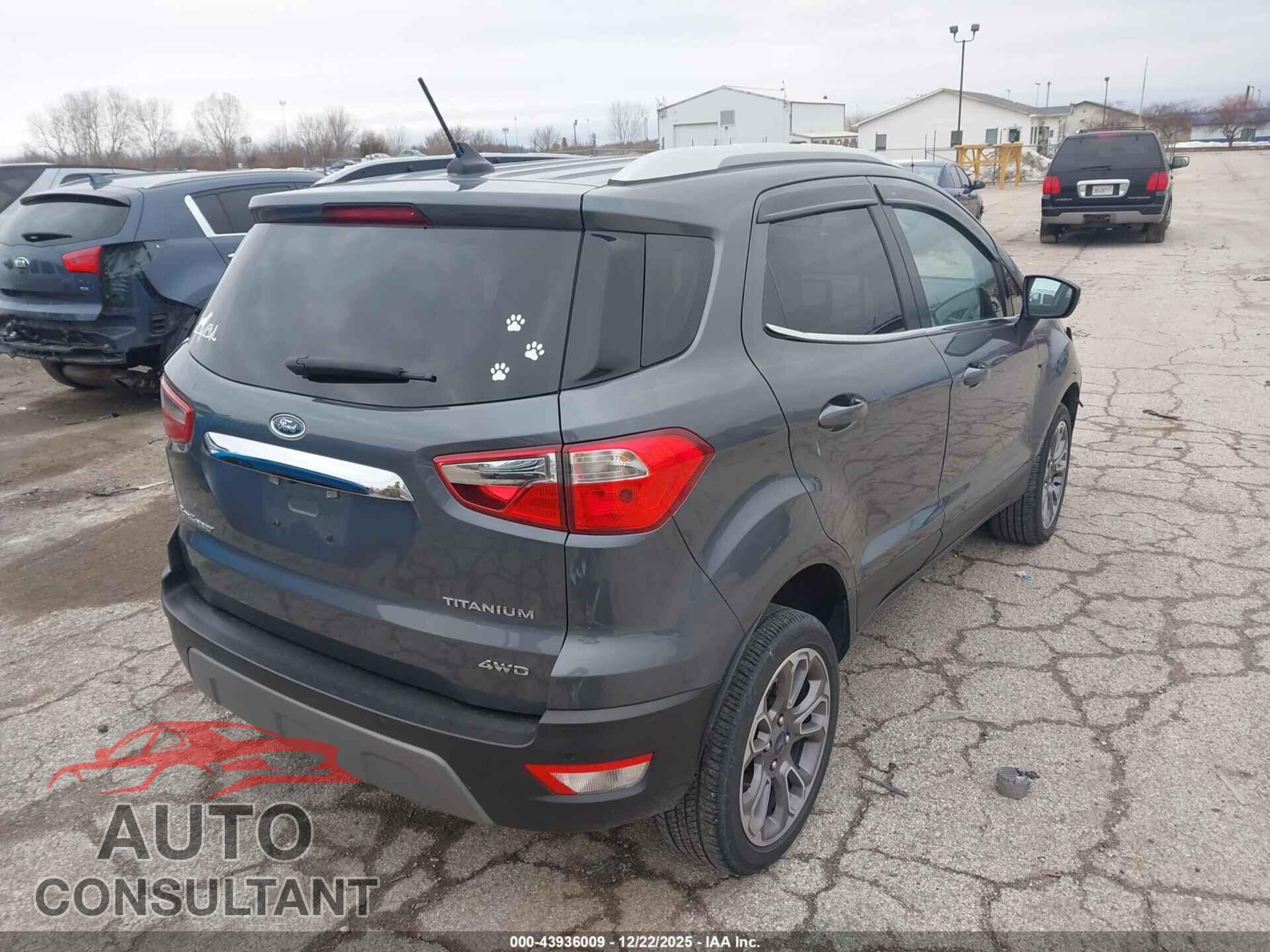 FORD ECOSPORT 2020 - MAJ6S3KL8LC318843
