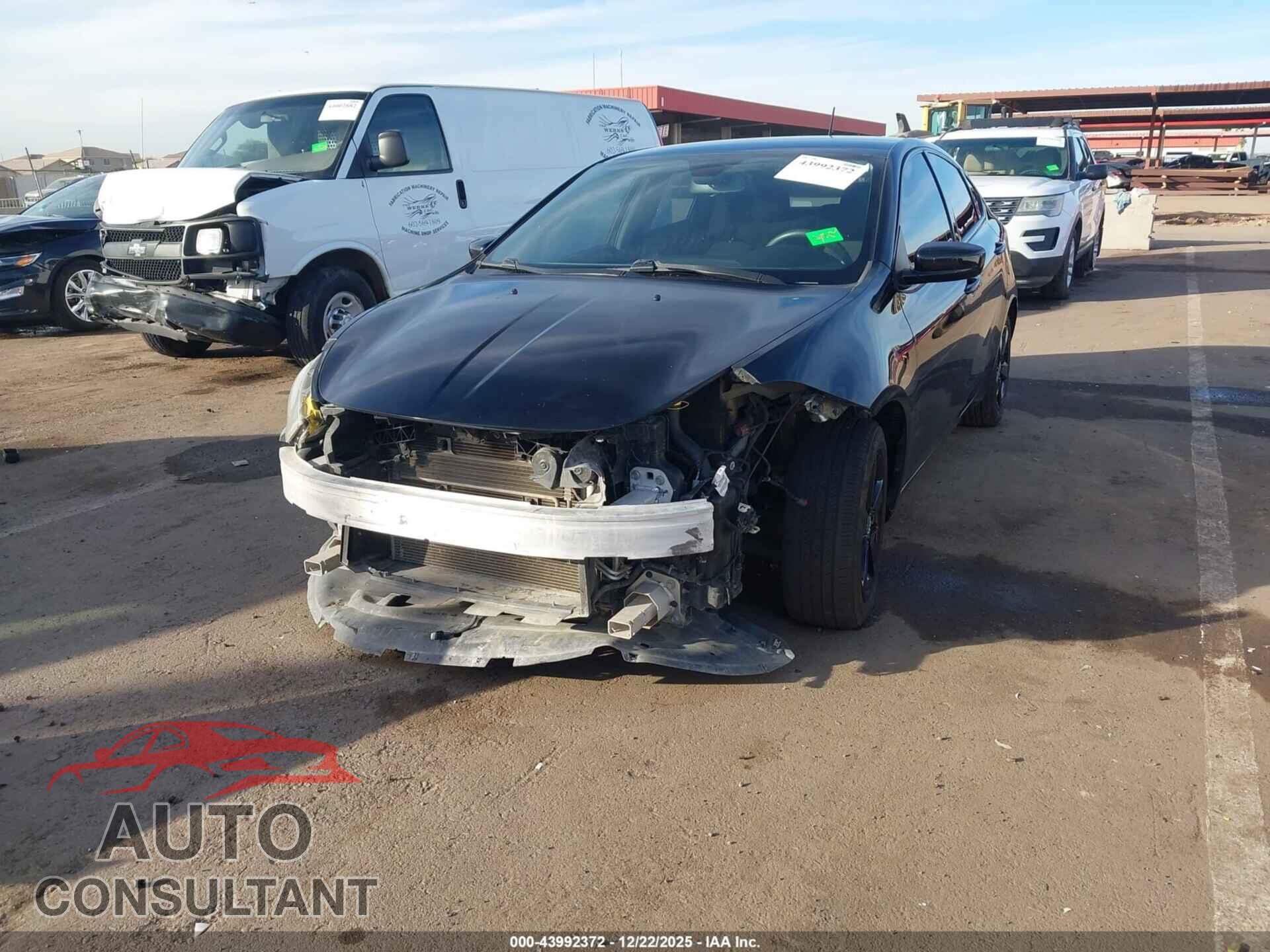 DODGE DART 2015 - 1C3CDFBB8FD236792