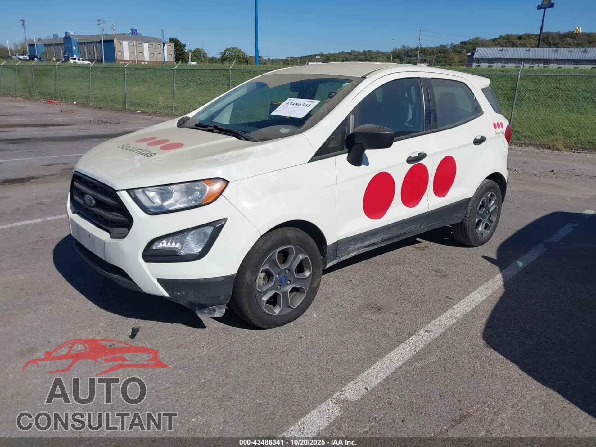 FORD ECOSPORT 2021 - MAJ3S2FE8MC416751
