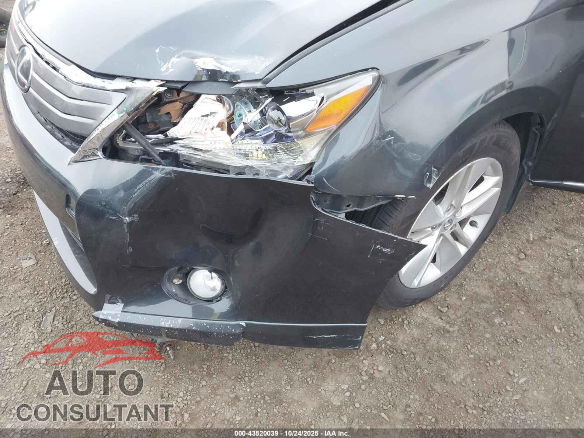 LEXUS HS 250H 2010 - JTHBB1BA0A2001605