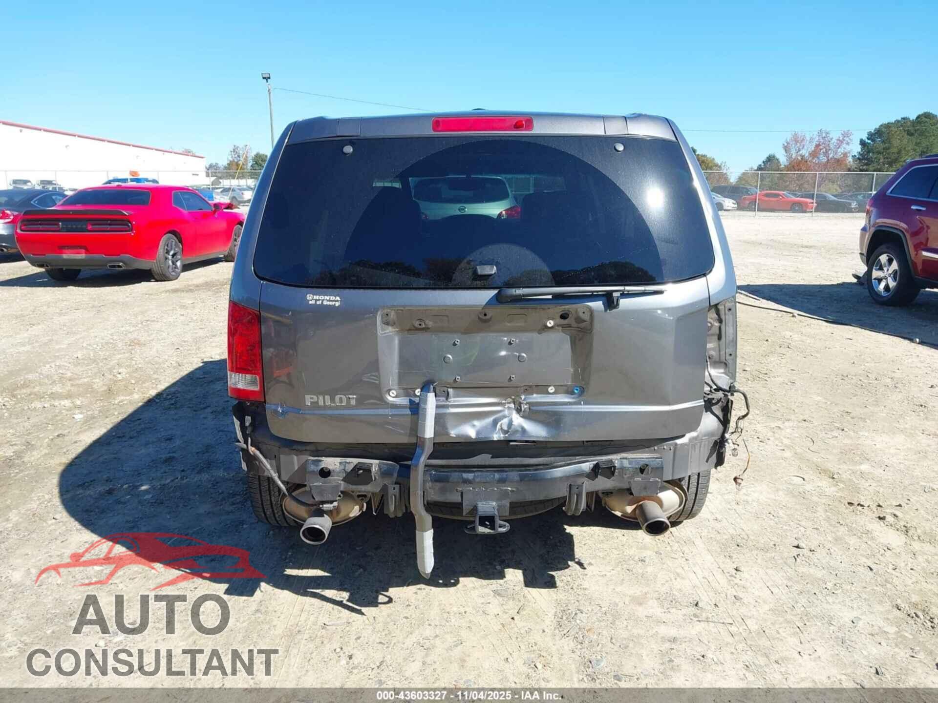 HONDA PILOT 2012 - 5FNYF3H59CB022846