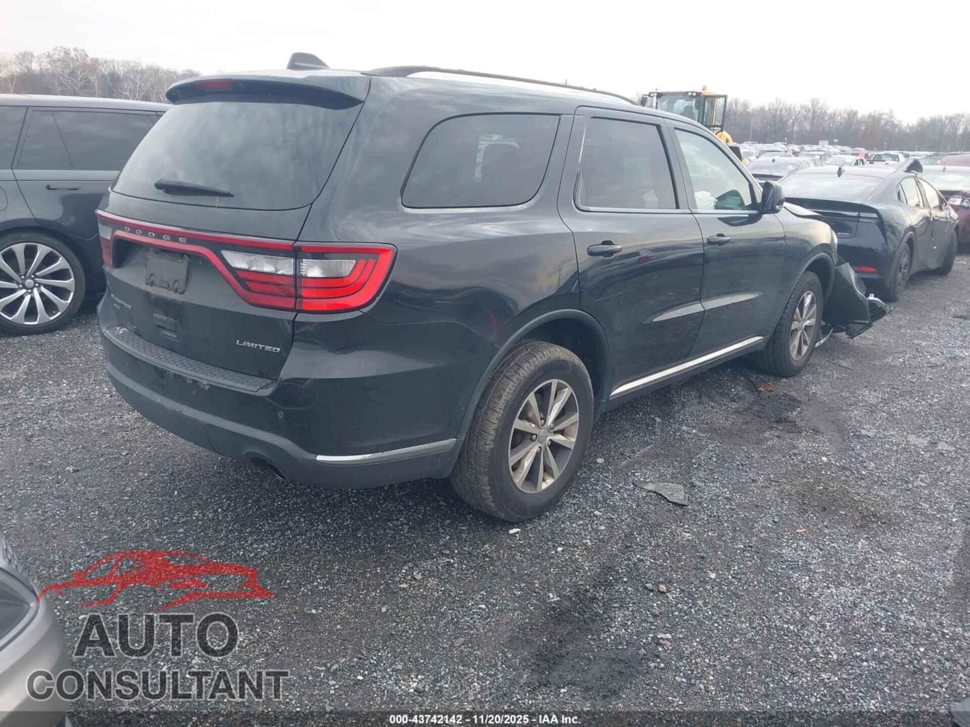 DODGE DURANGO 2016 - 1C4RDJDGXGC486026