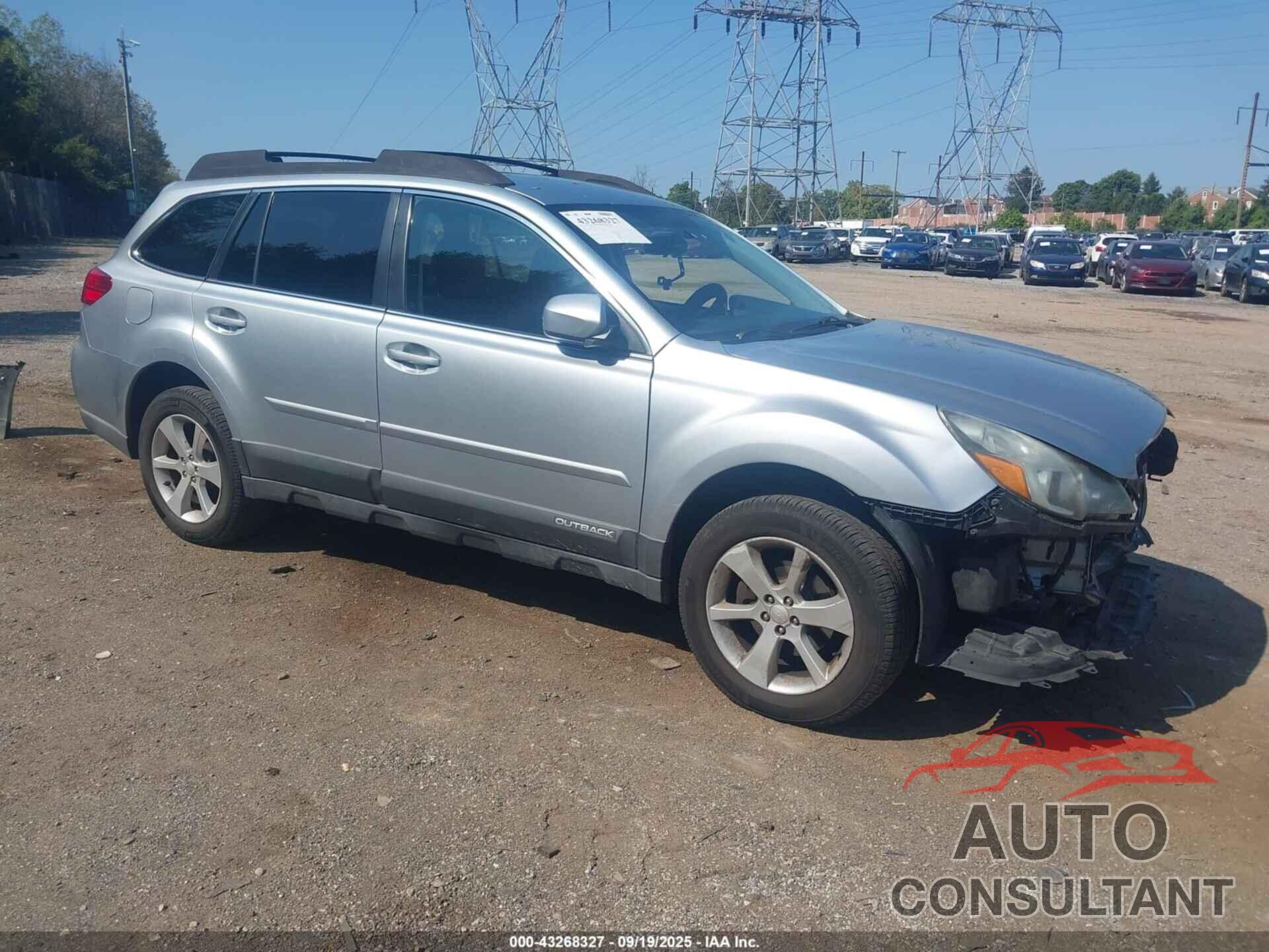 SUBARU OUTBACK 2013 - 4S4BRBCCXD3242181