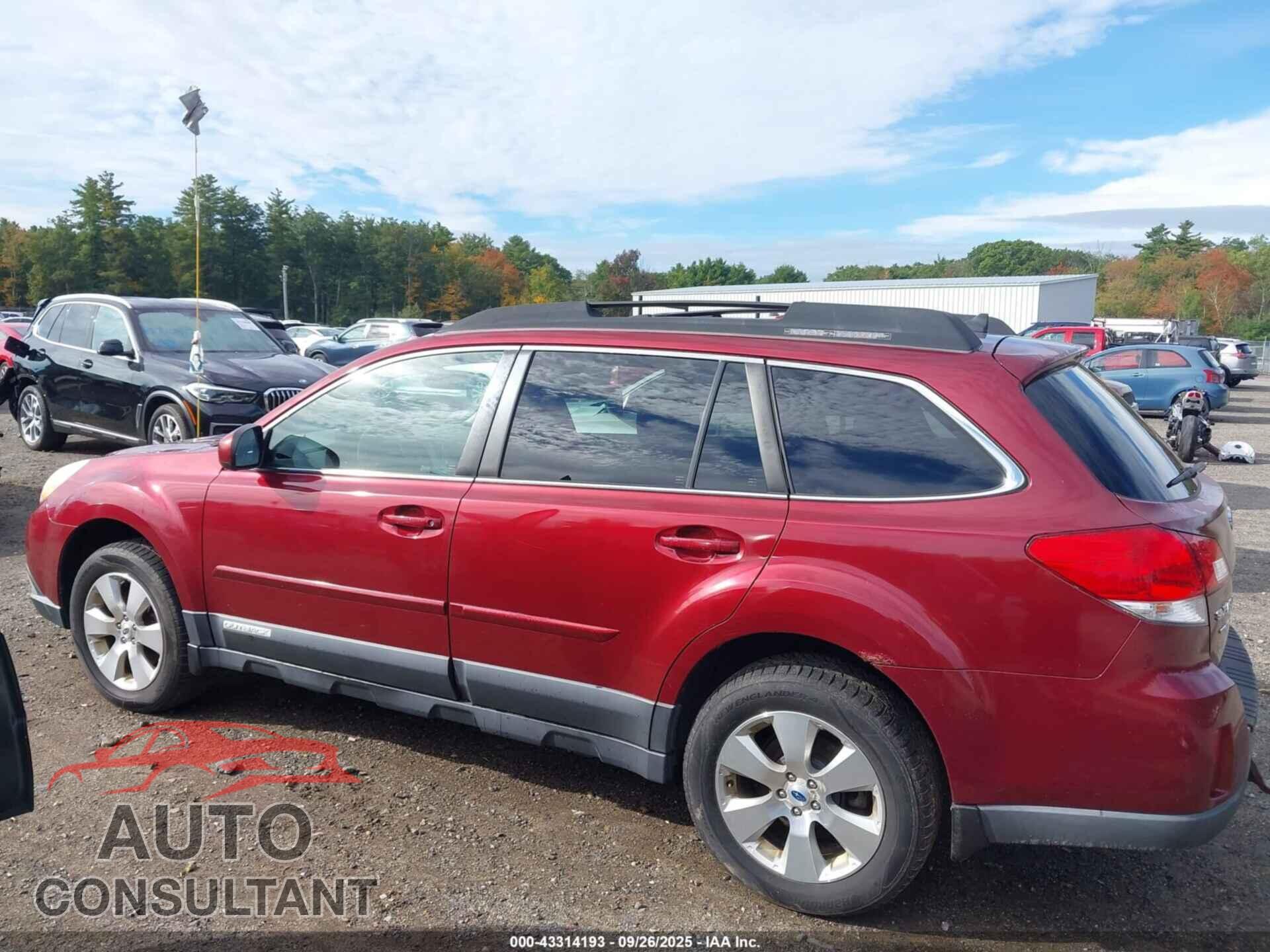 SUBARU OUTBACK 2012 - 4S4BRDLC7C2207677