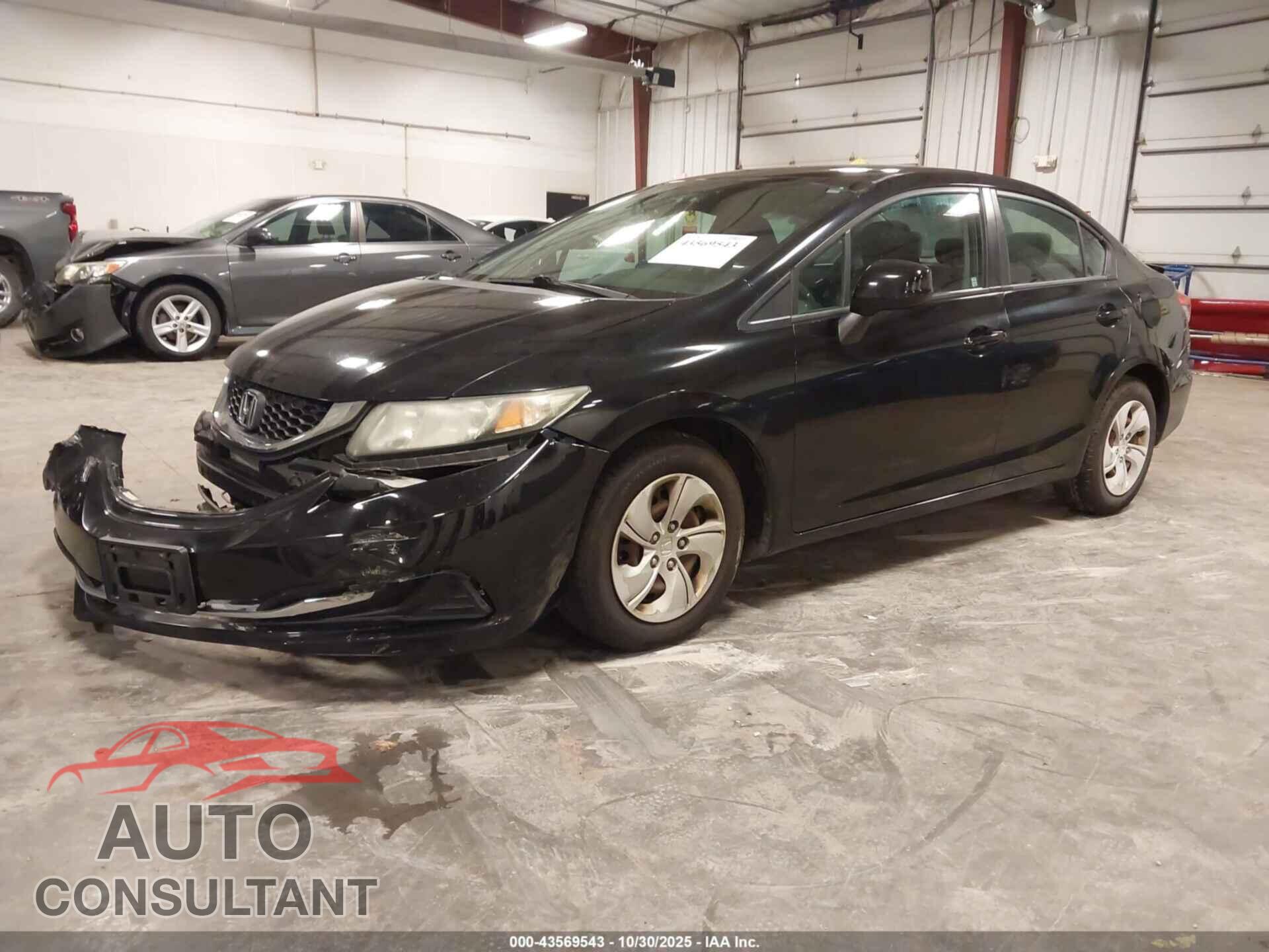 HONDA CIVIC 2013 - 2HGFB2F53DH564604
